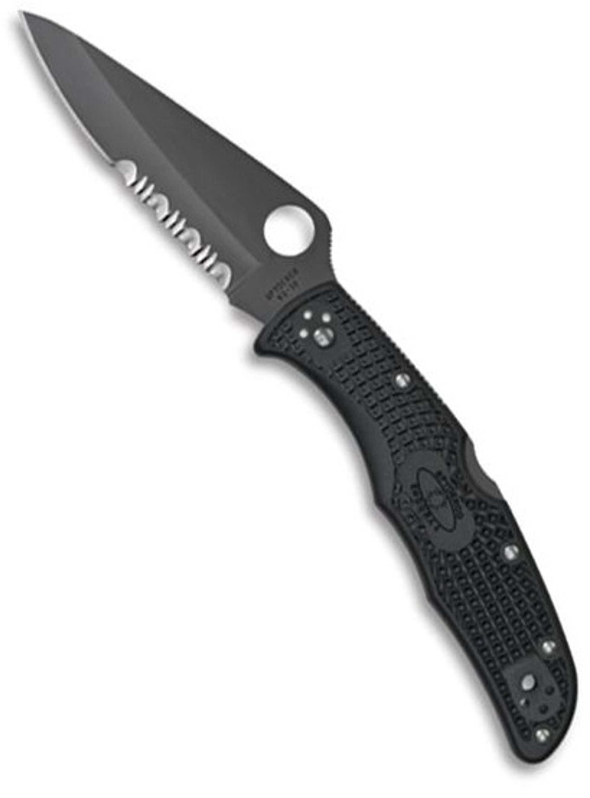 Spyderco Endura 4 Lightweight Black FRN Handle Combo Folder