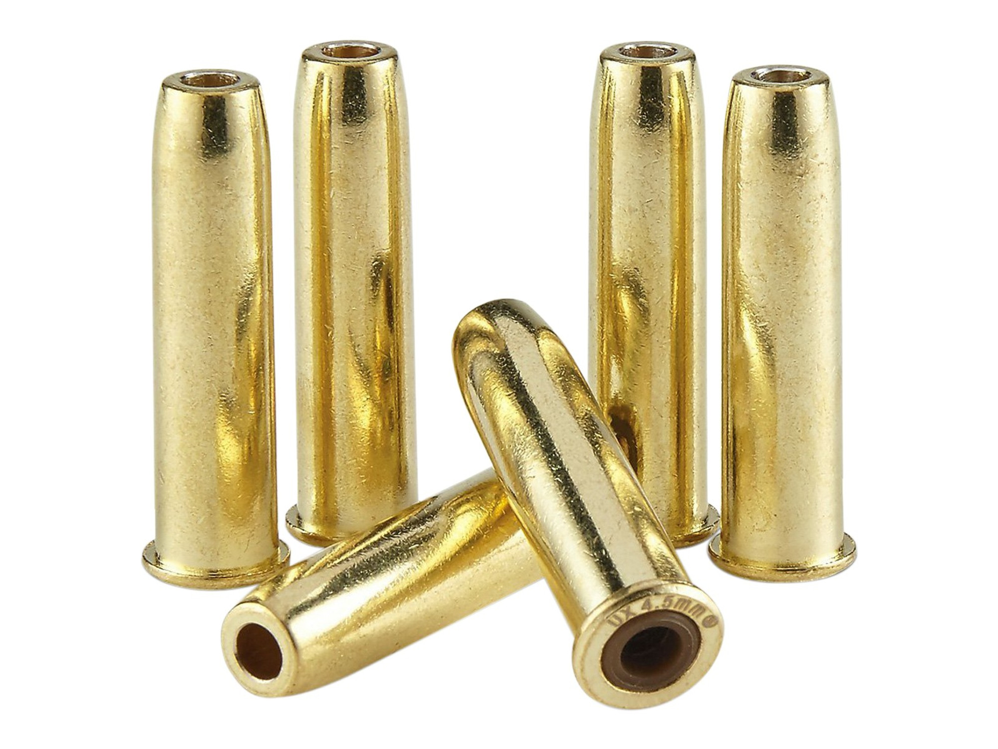 Brass Cartridges for Colt Peacemaker 4.5mm Airgun Revolver Series by Umarex - Set of 6