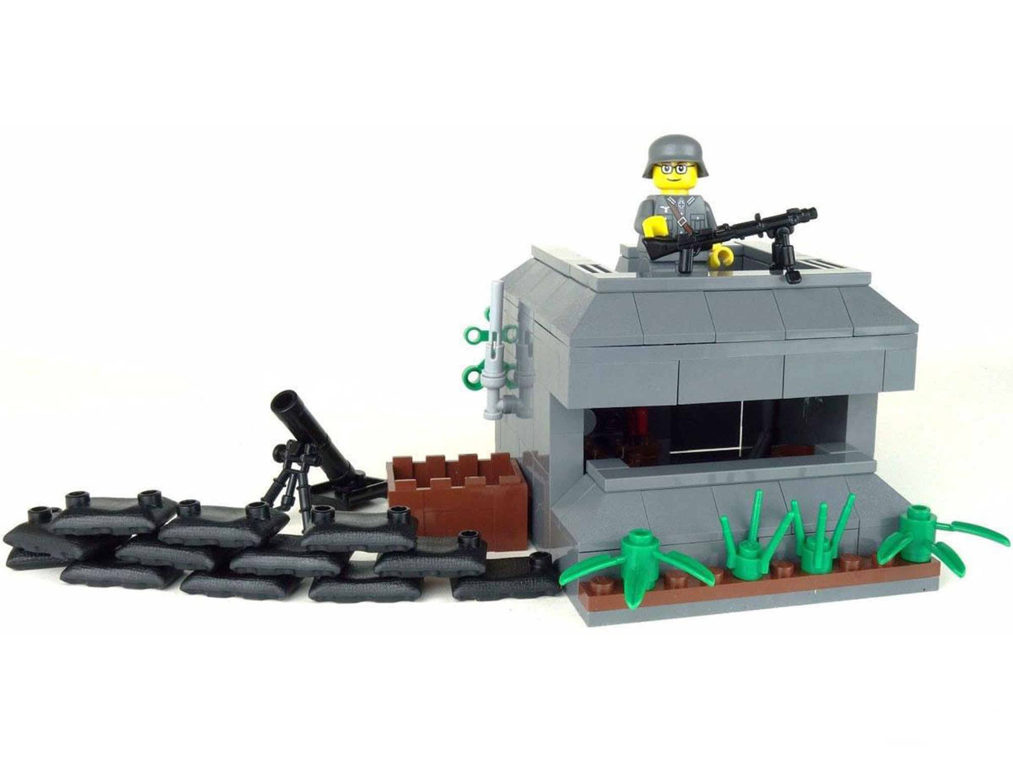 Battle Brick Customs Scenic Sets (Model: WWII German Bunker)
