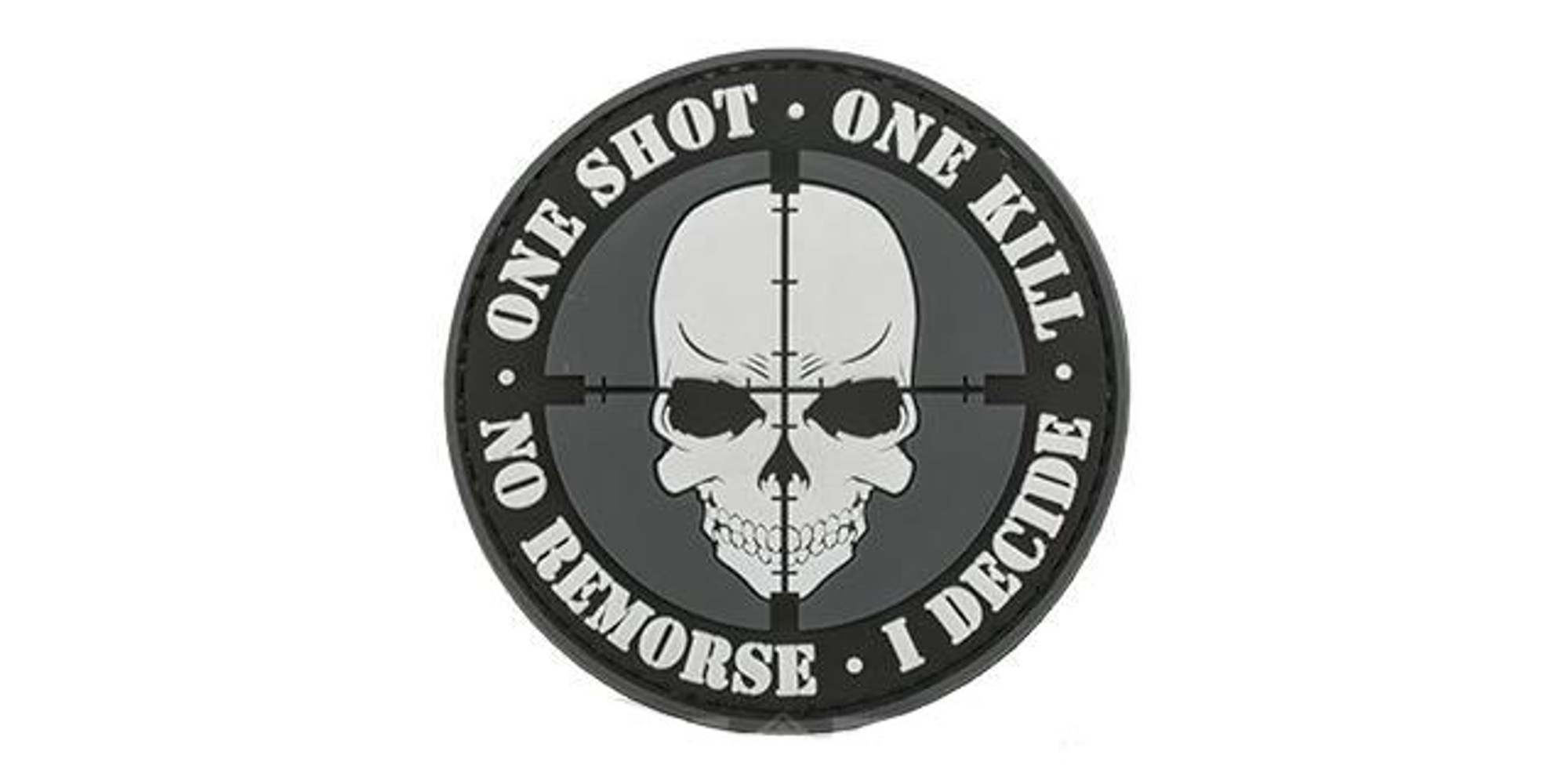 One Shot, One Kill PVC Morale Patch