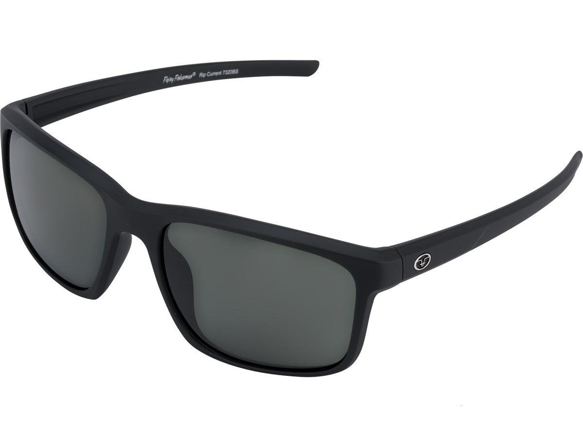 Flying Fisherman "Rip Current" Polarized Sunglasses (Color: Matte Black w/ Smoke Lens)