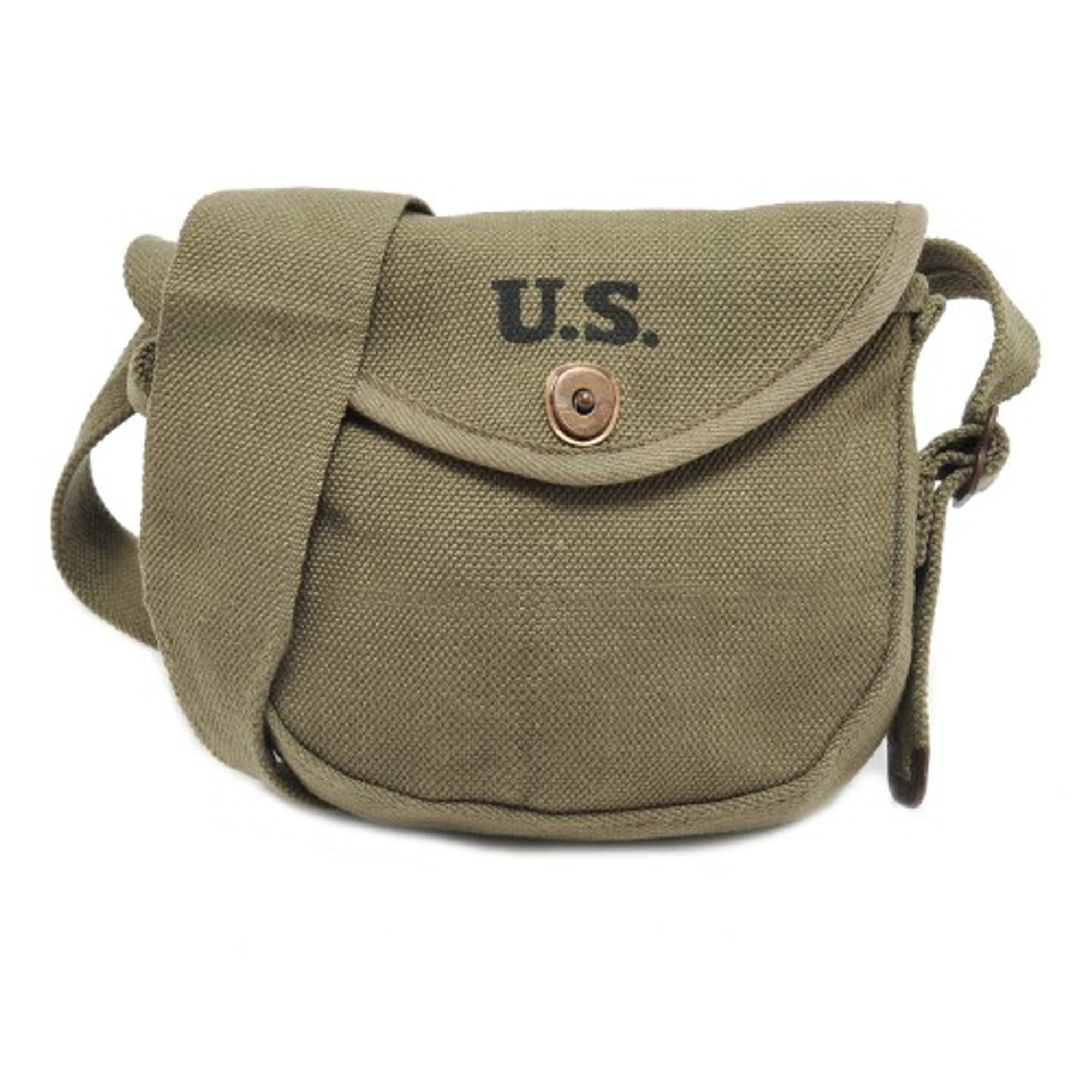 U.S. Thompson SMG Drum Magazine Pouch - Olive Drab