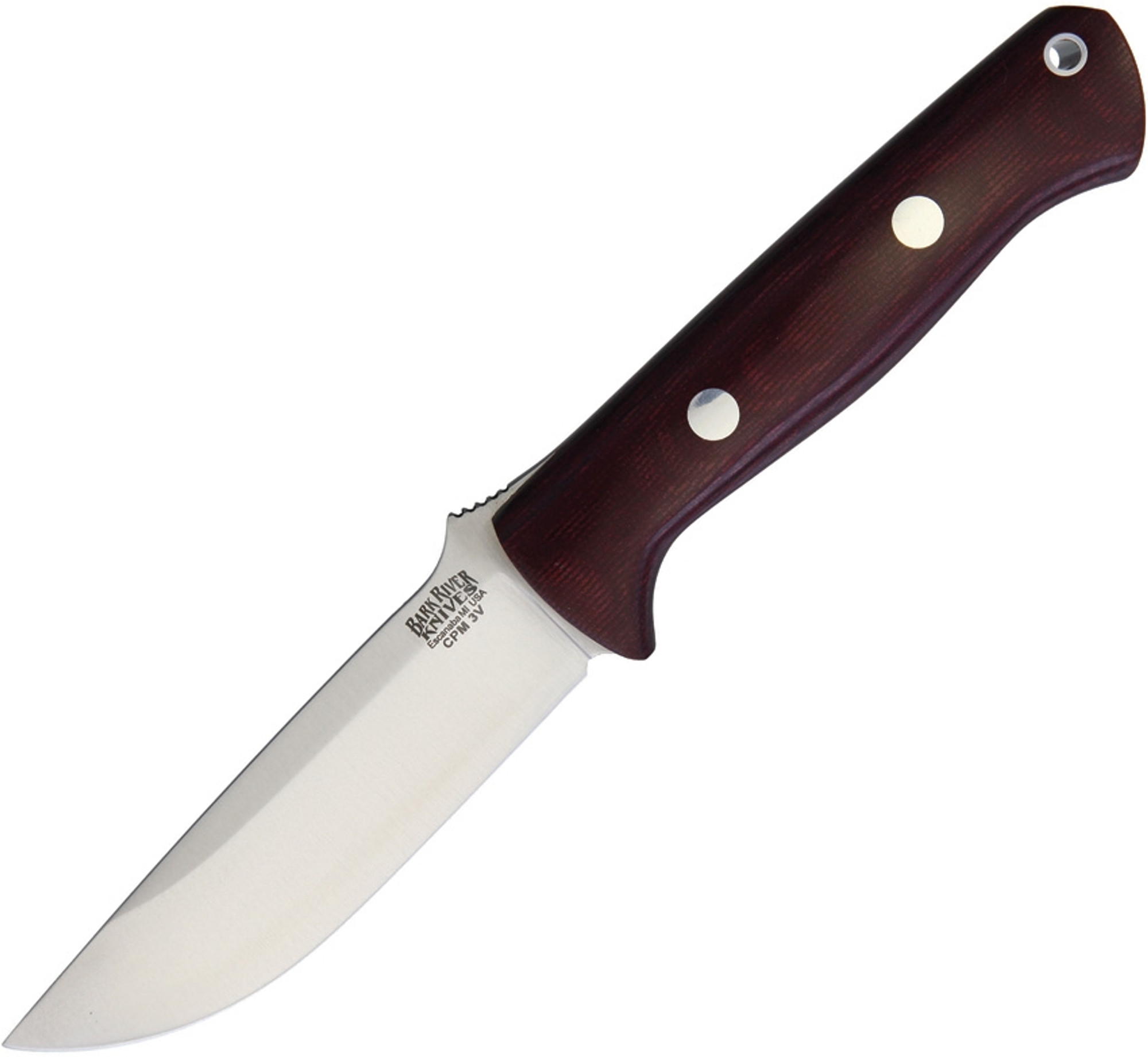 Bravo-1 Burgundy Micarta