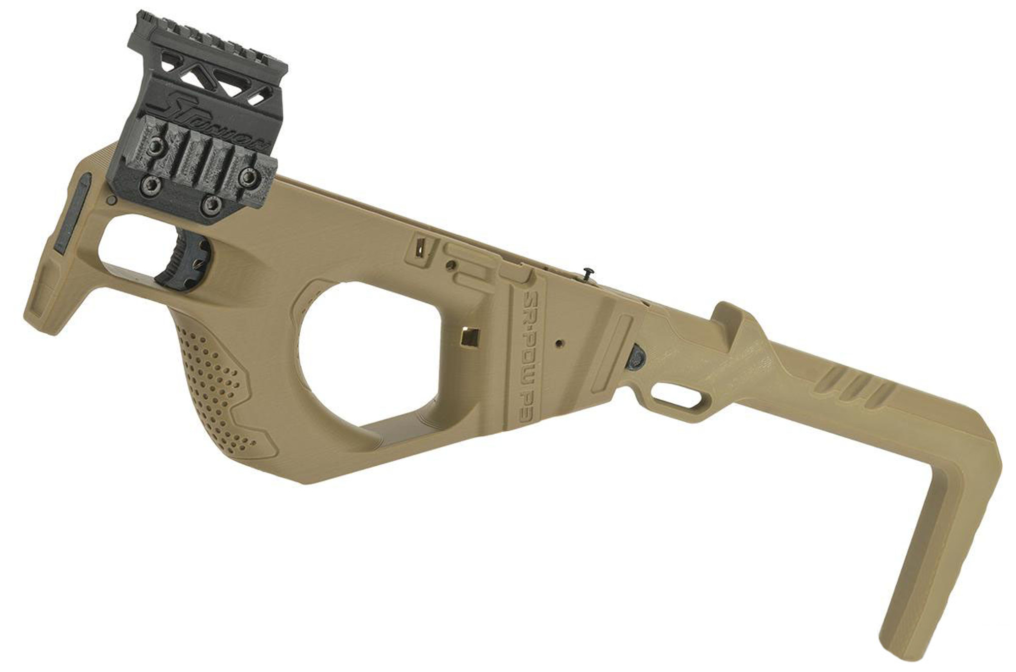 SRU 3D Printed PDW Carbine Kit for G Series Gas Blowback Airsoft Pistols (Color: Tan)