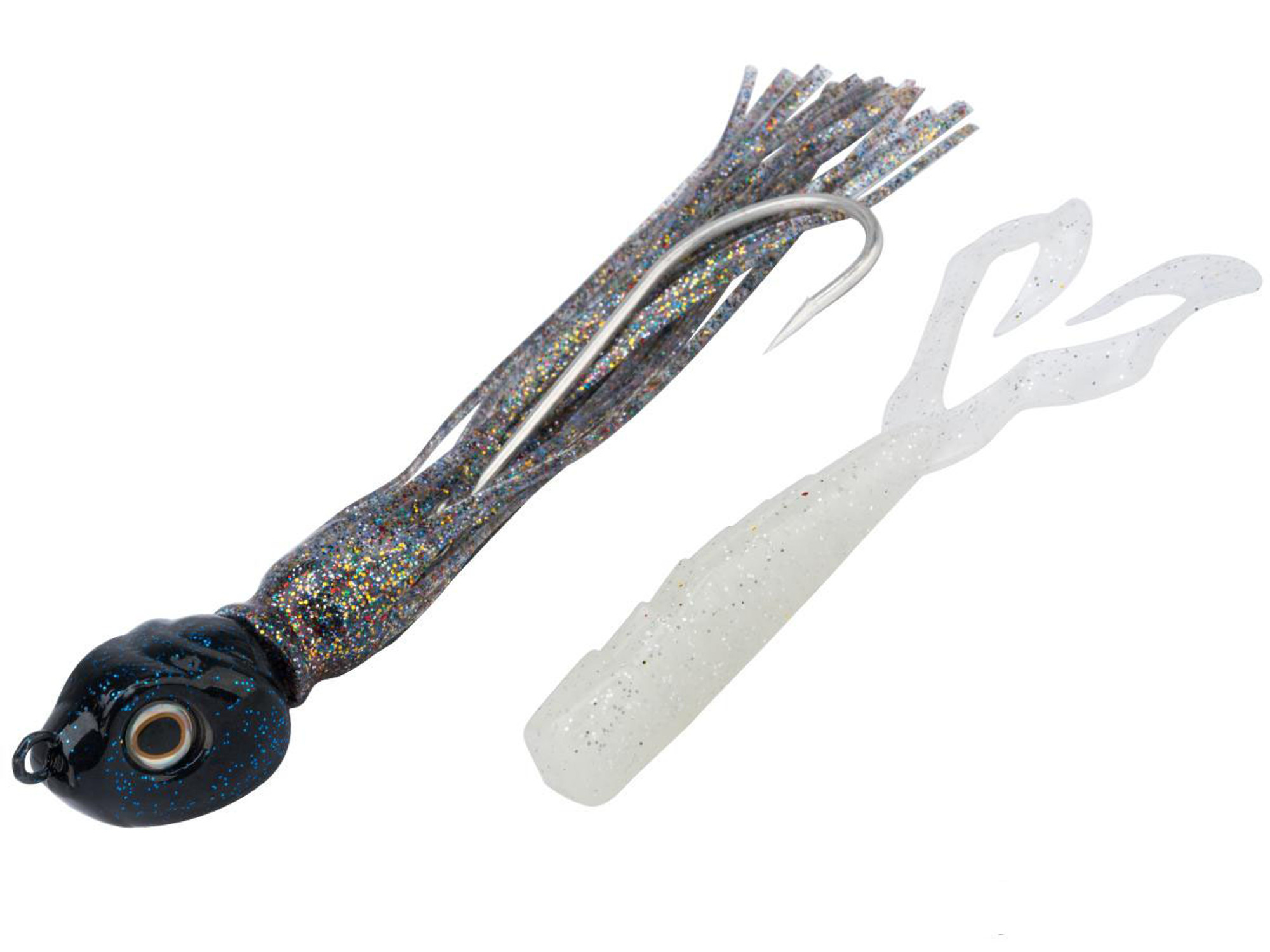 Battle Angler "War Head" Jigging Lure (Color: Black - Blue / 12oz)