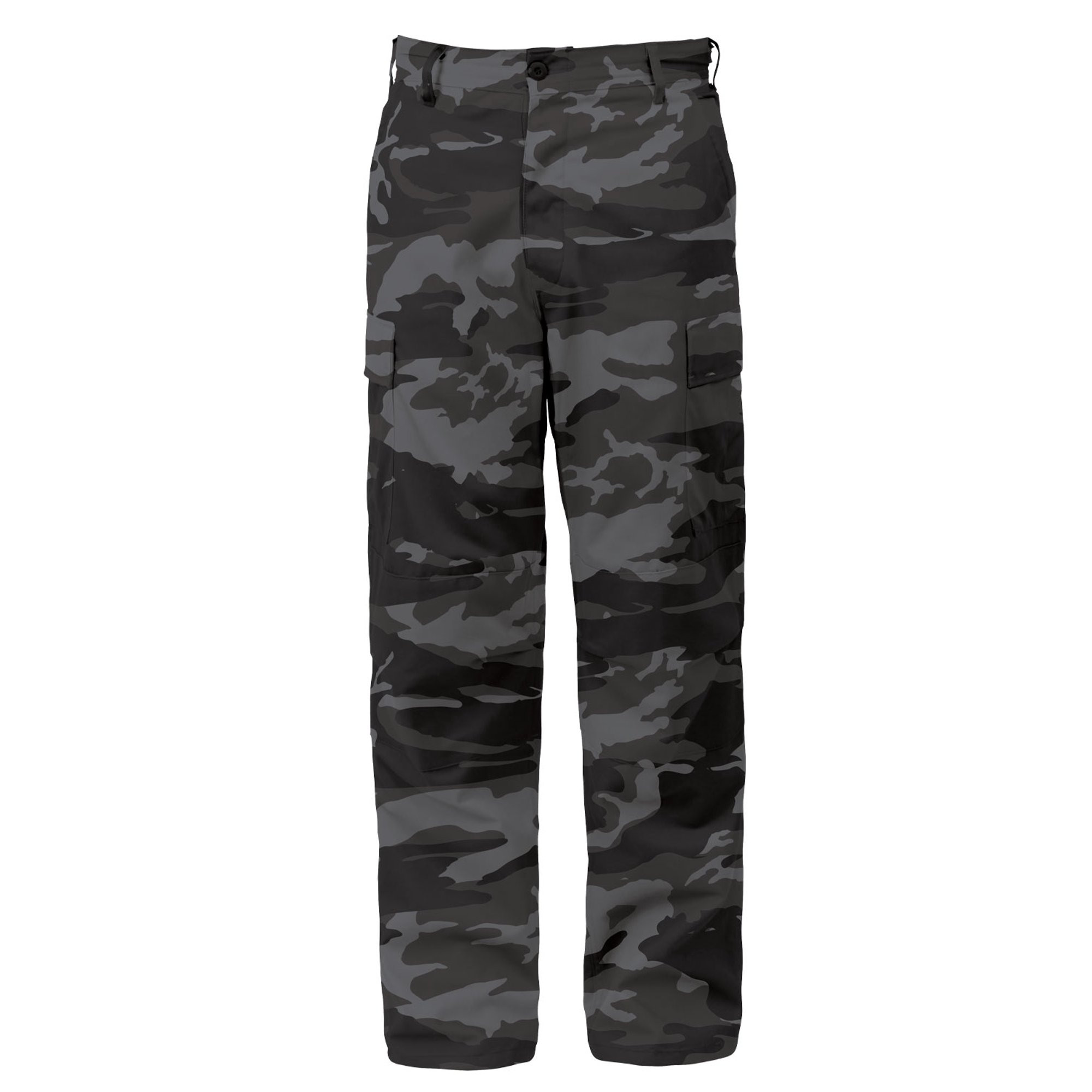 Rothco Color Camo Tactical BDU Pants - Black Camo