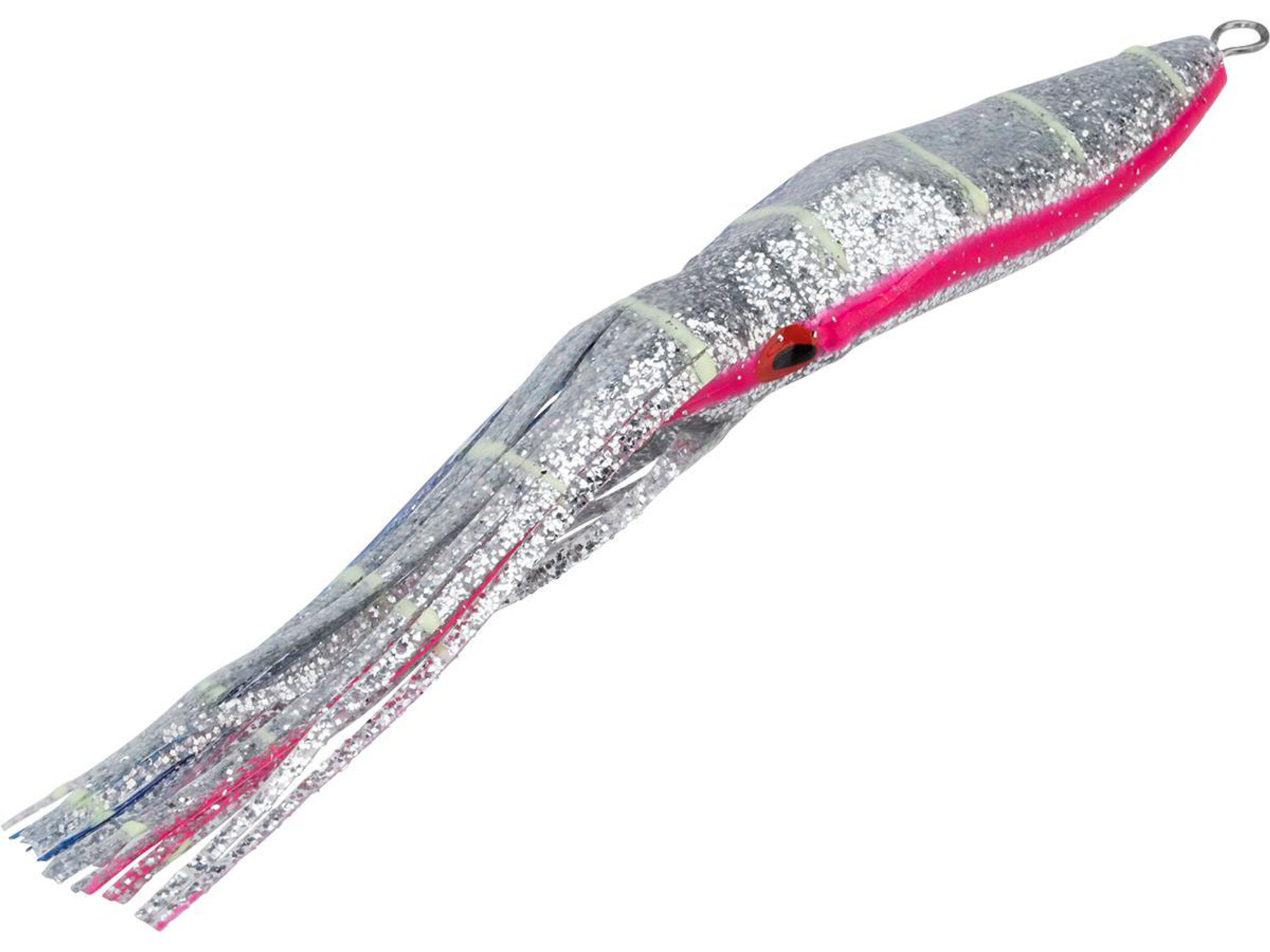 Sea Falcon "Slow Squid - Swimming" Deep Sea Fishing Jig (Model: Real Glitter Squid w/ Blue Pink / 60g)