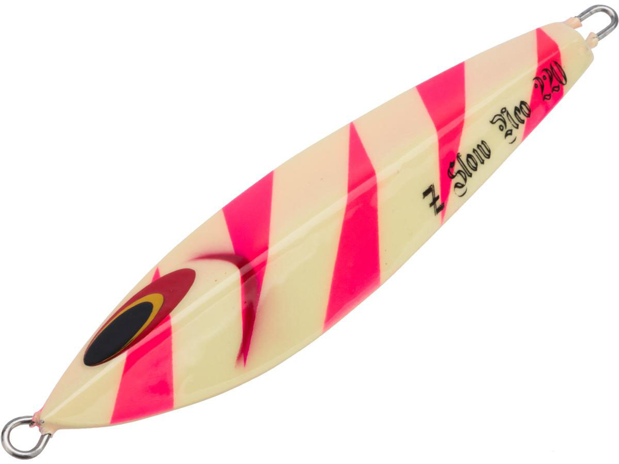 Sea Falcon "Z Slow Neo" Holographic Deep Sea Fishing Jig (Model: Lightning Glow Pink / 220g)