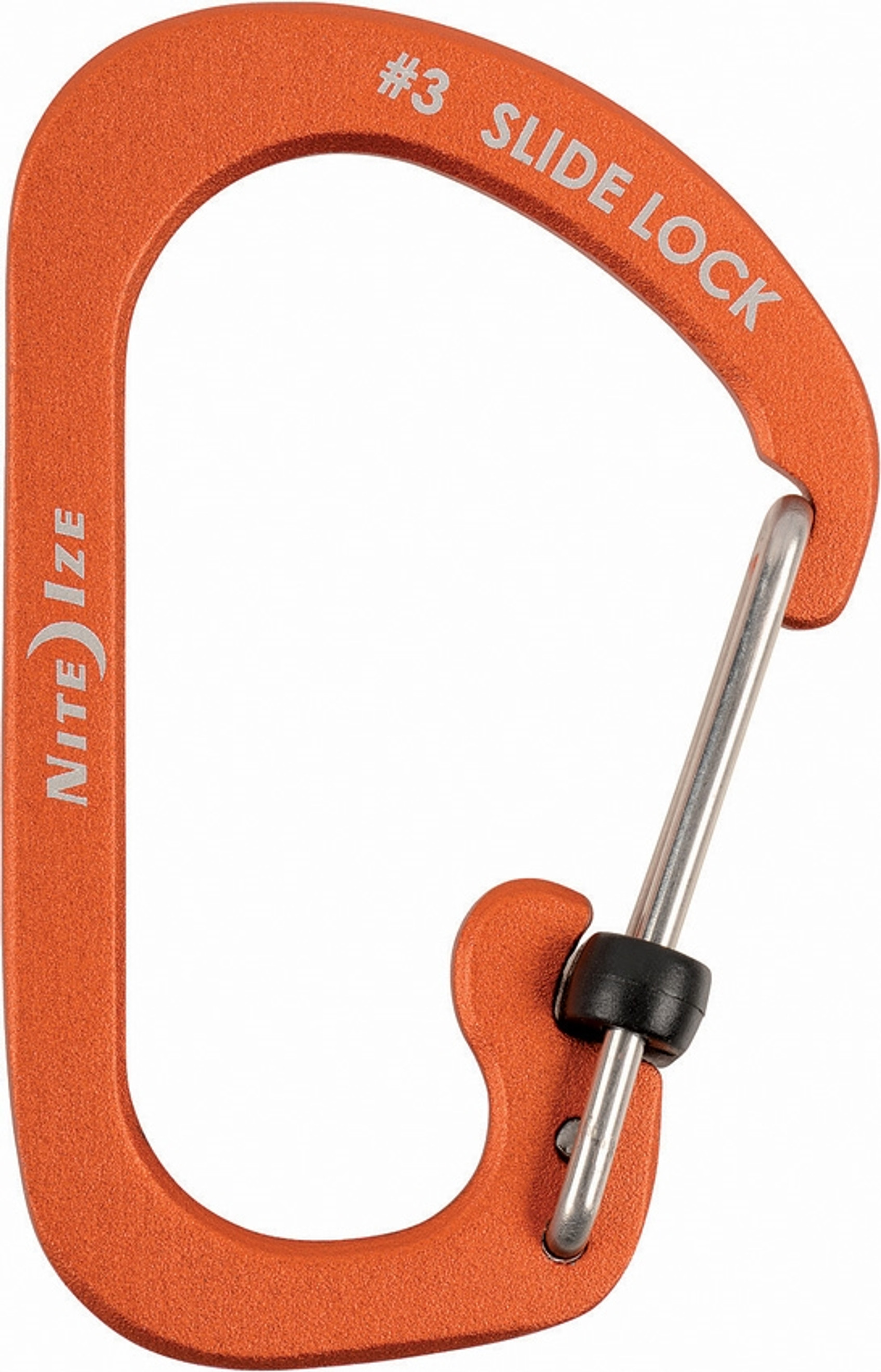 Nite Ize SlideLock Stainless Steel Carabiner (Size: #3 / Orange)