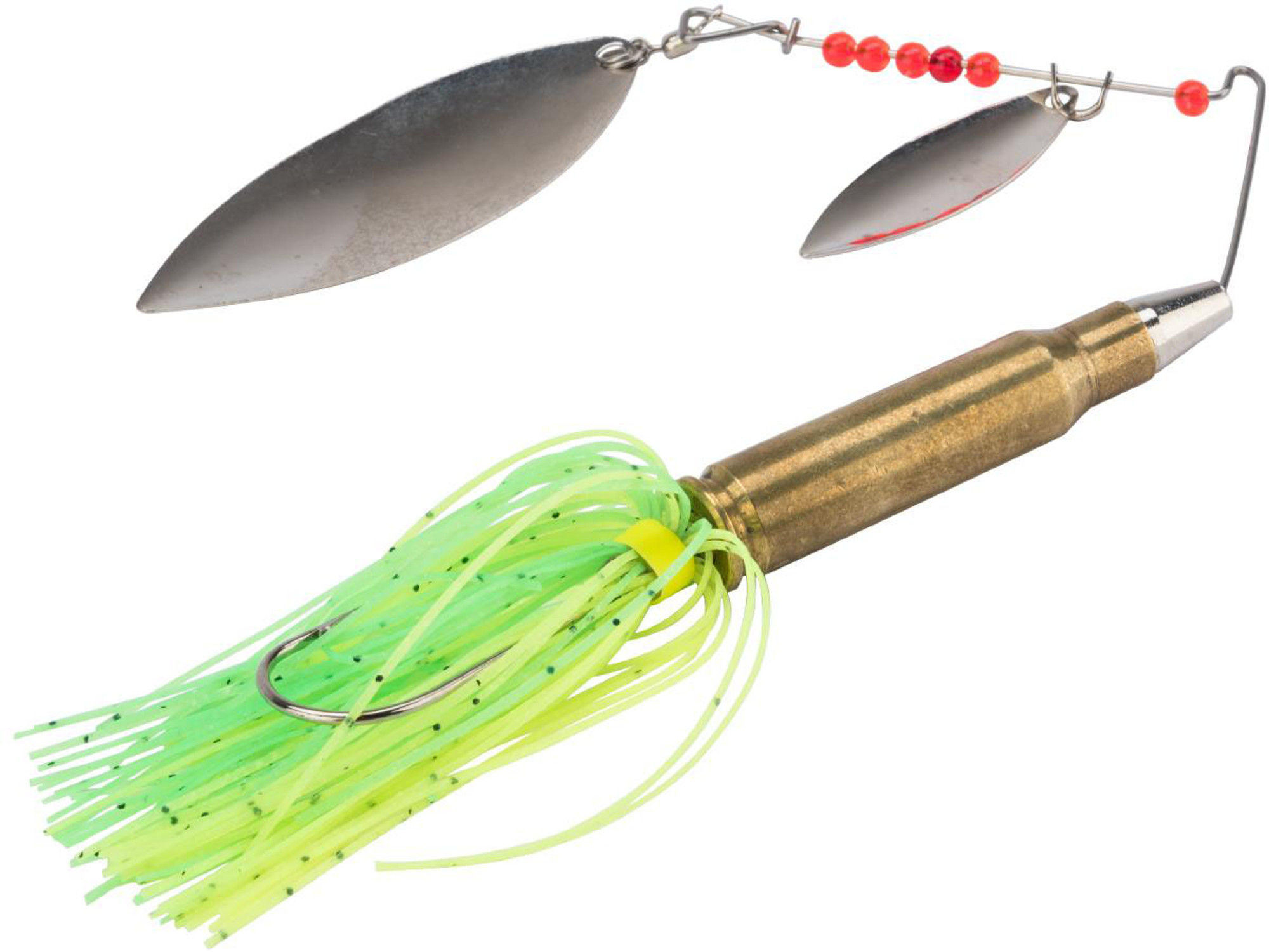 The Fishing Armory .308 Bass Spinner Lure (Color: Chartreuse)