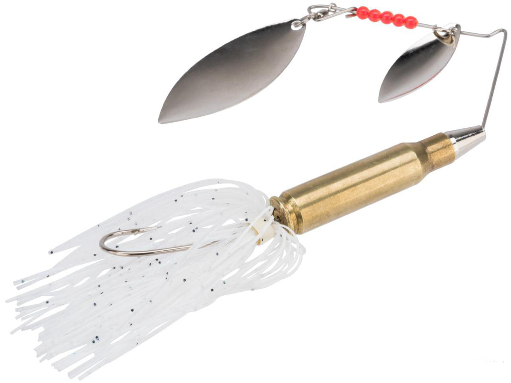 The Fishing Armory .308 Bass Spinner Lure (Color: White)