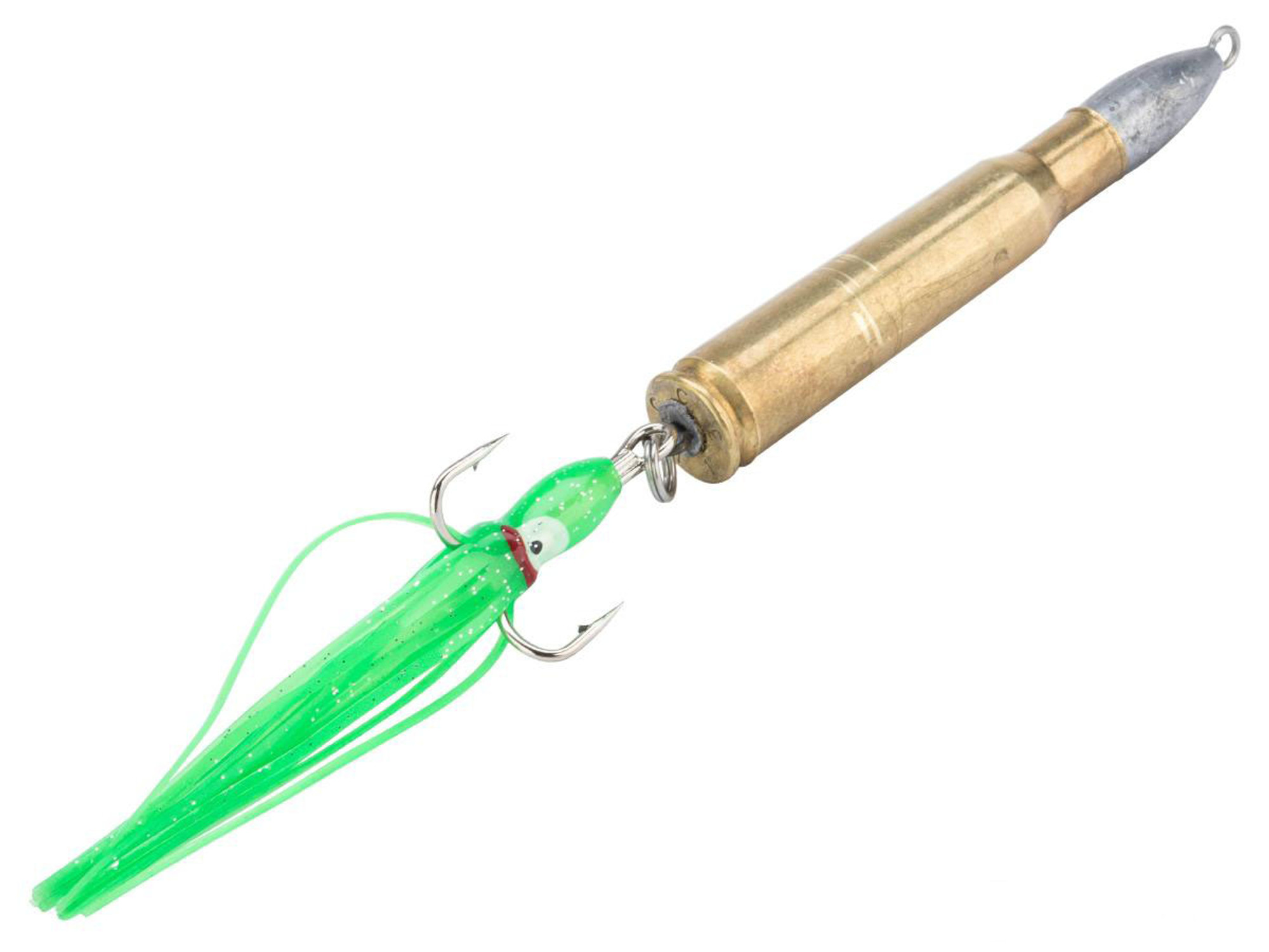 The Fishing Armory .50BMG Cod Round Lure (Color: Green / 12oz)