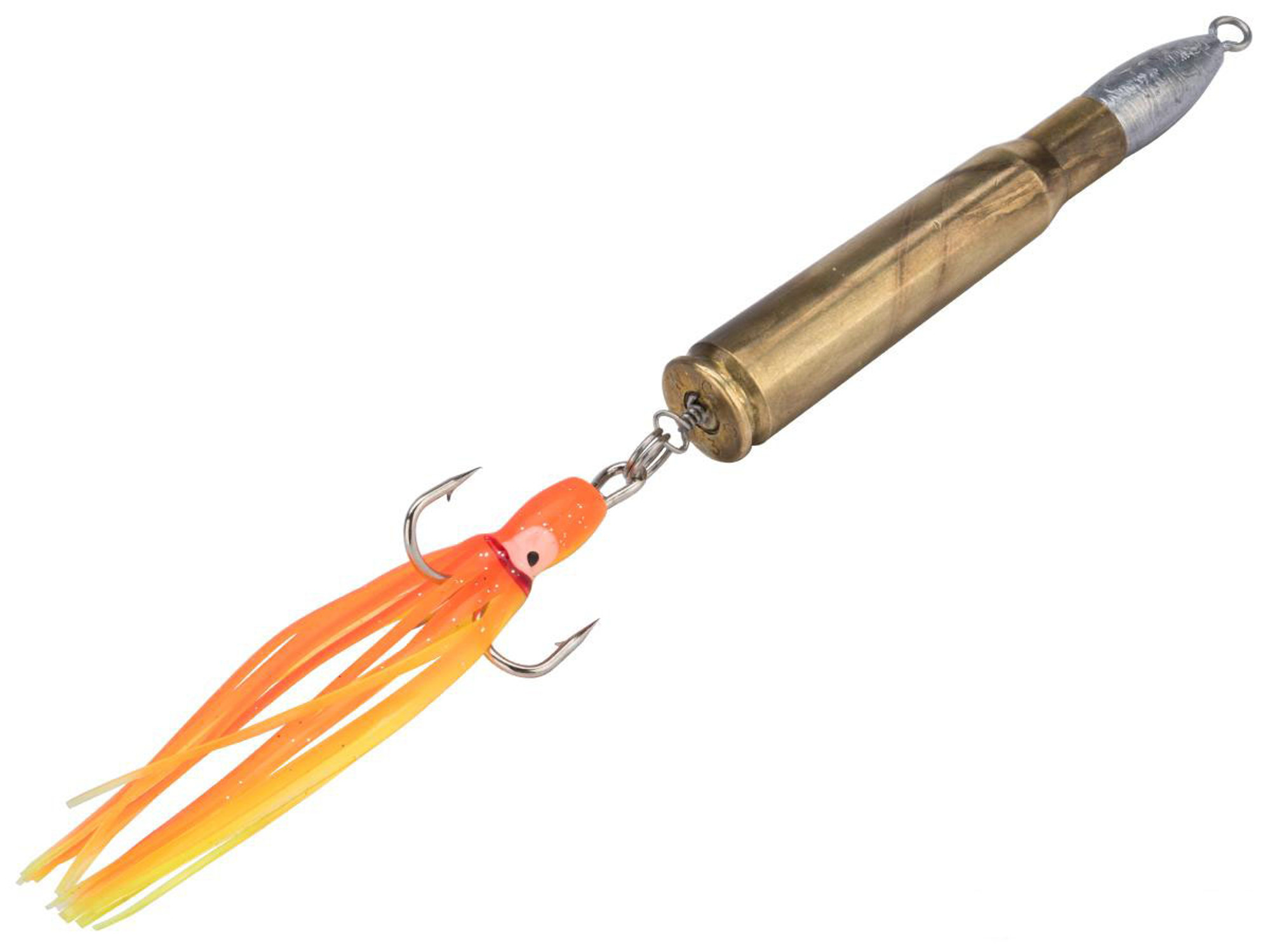 The Fishing Armory .50BMG Cod Round Lure (Color: Pumpkin / 6oz)