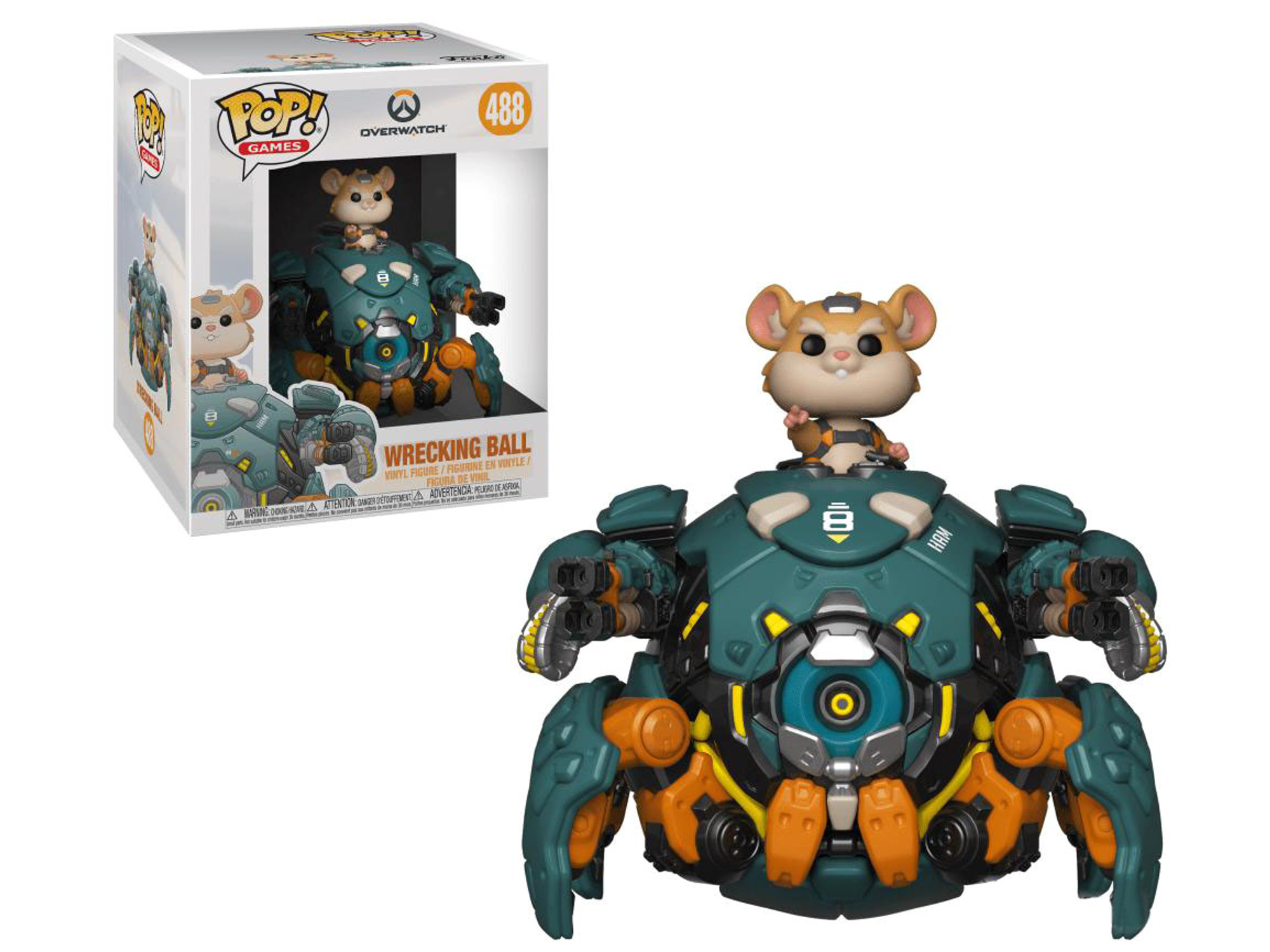 Funko POP! Overwatch Vinyl Figure (Model: Wrecking Ball)