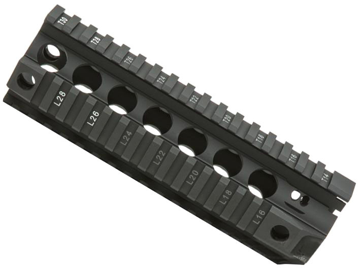 BCM GUNFIGHTER Quad Rail Free Float Handguard (Length: 7" / Black)