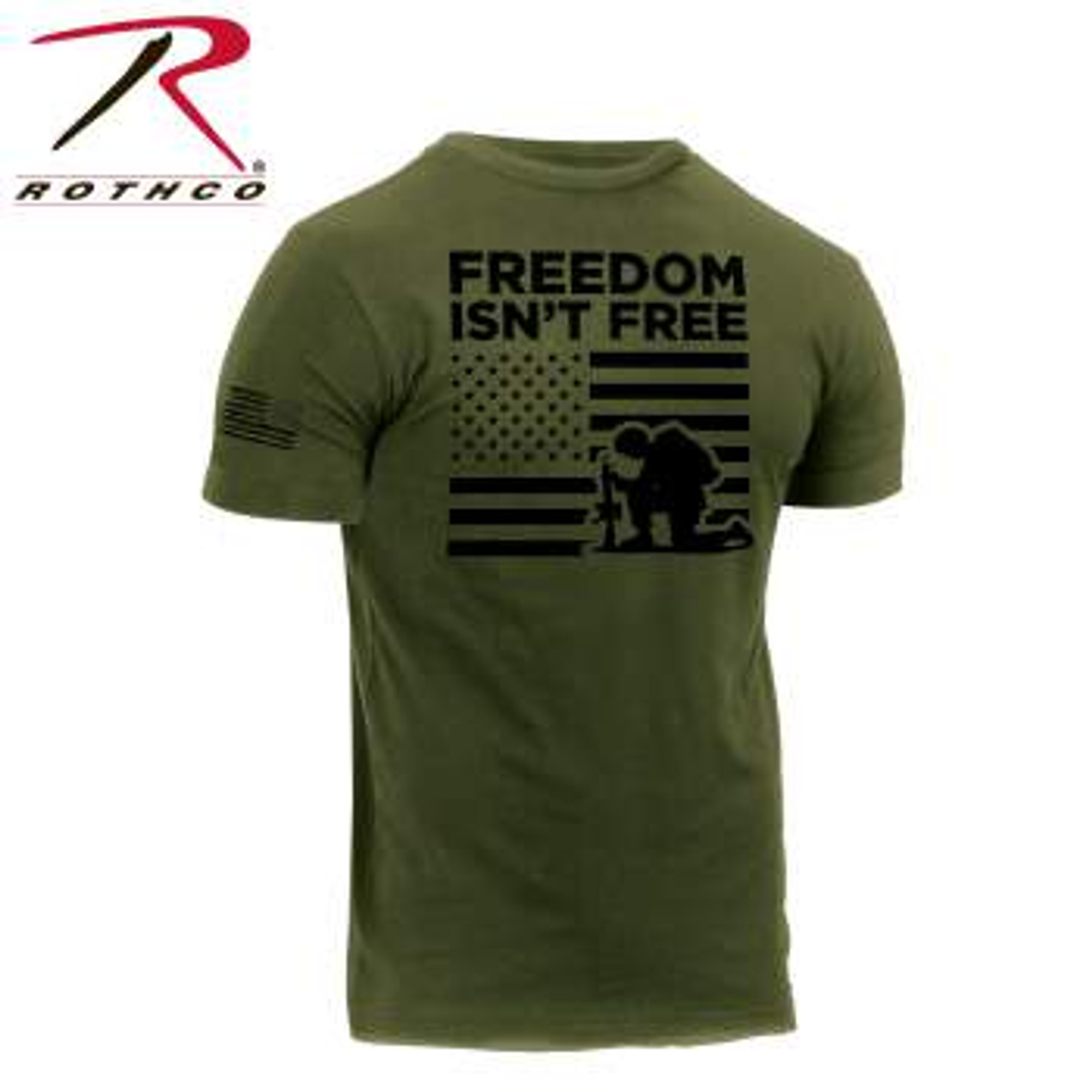 Rothco "Freedom Isn't Free" T-Shirt - Olive Drab