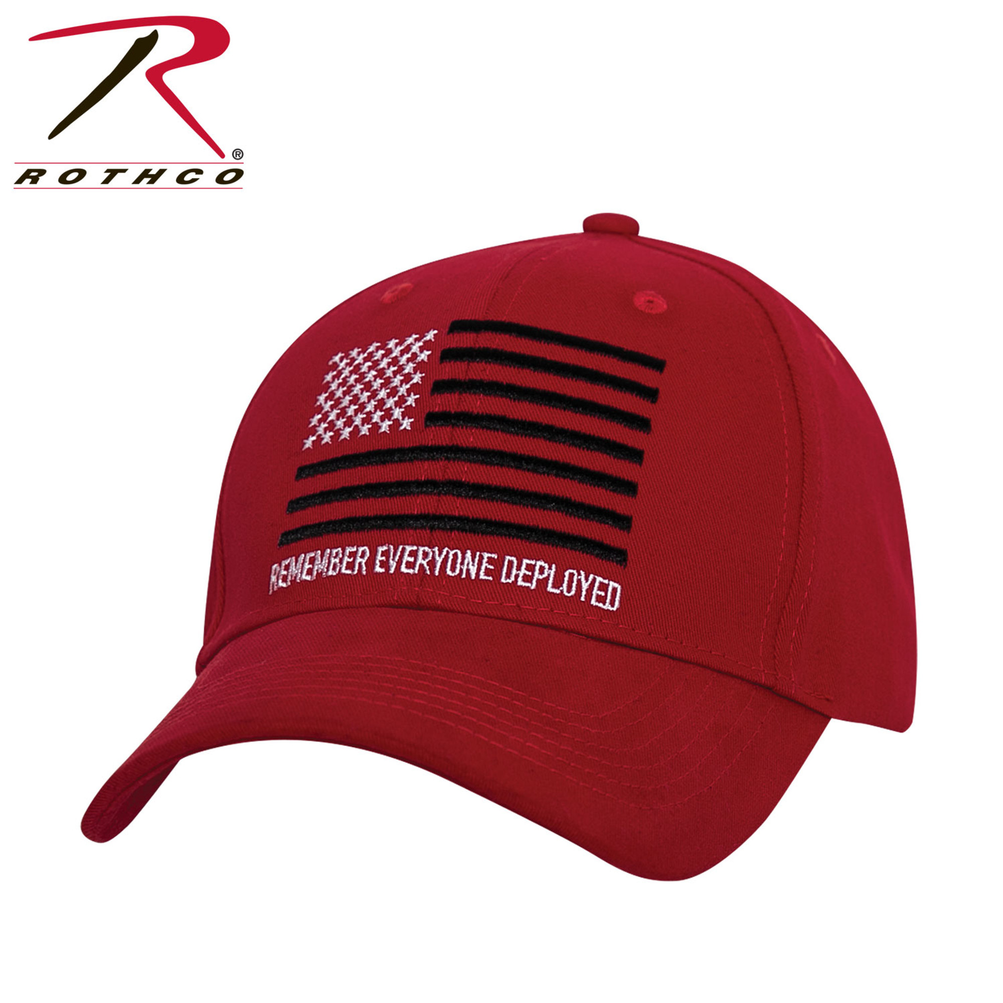 Rothco R.E.D. (Remember Everyone Deployed) Low Profile Cap - Red