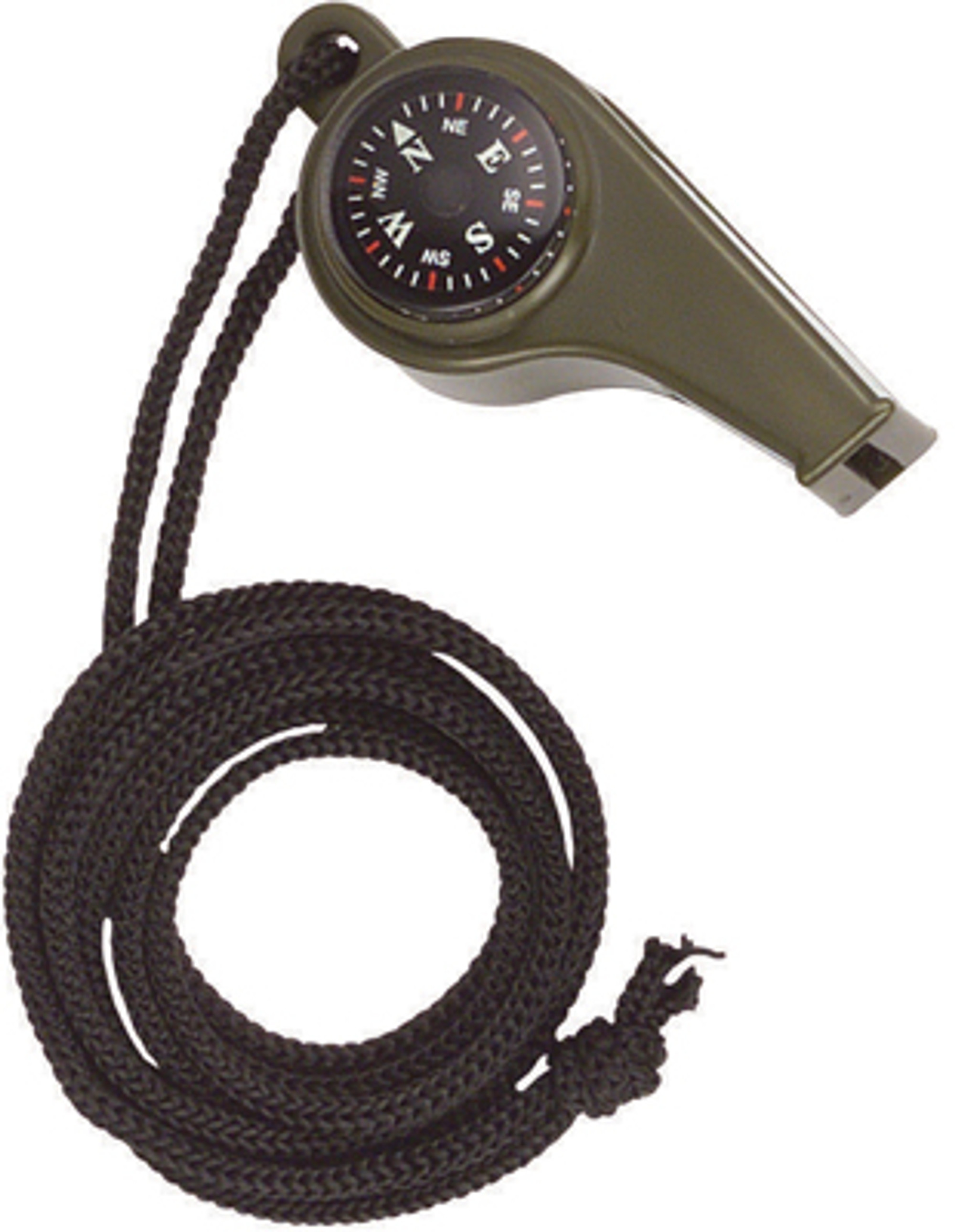 Rothco 3-1 Super Whistle with Compass & Thermometer - Olive Drab