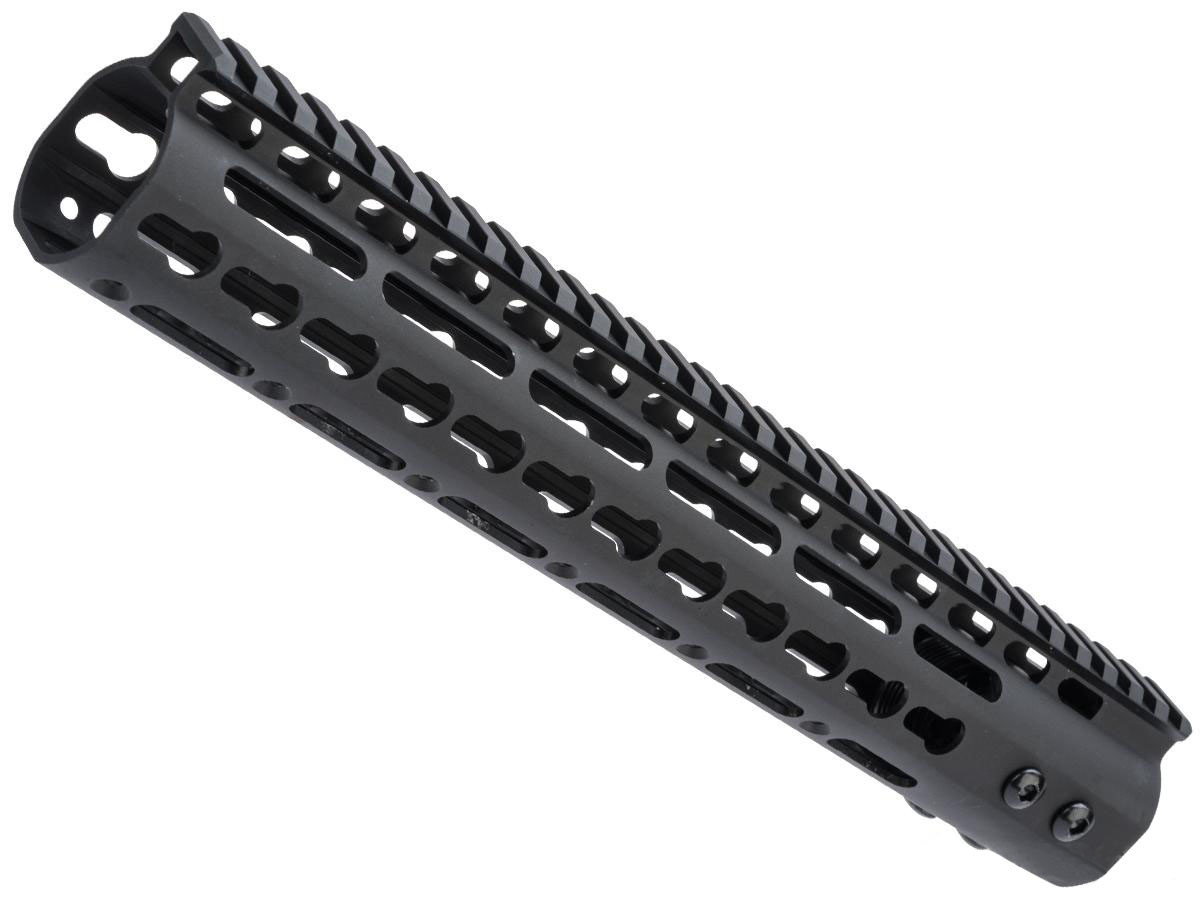 ZCI CNC Aluminum KeyMod Ultra Slim Free Float Handguard for M4 / M16 AEG Rifles - 12"