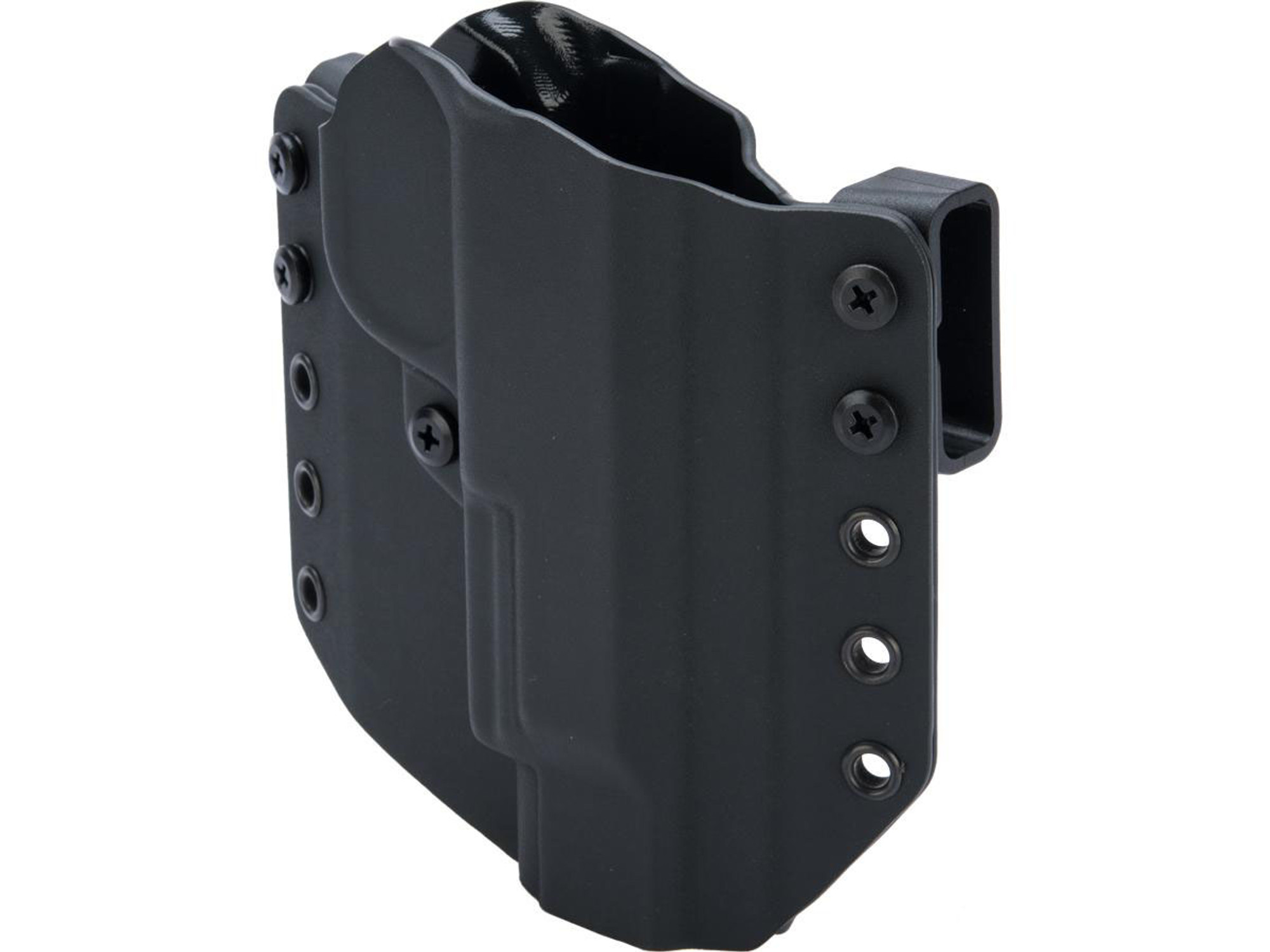 Comp-Tac "Warrior" Stealth Footprint OWB Kydex Holster - S&W M&P 5" 9mm, 40, 45 Pro, CORE / Right Hand / Black