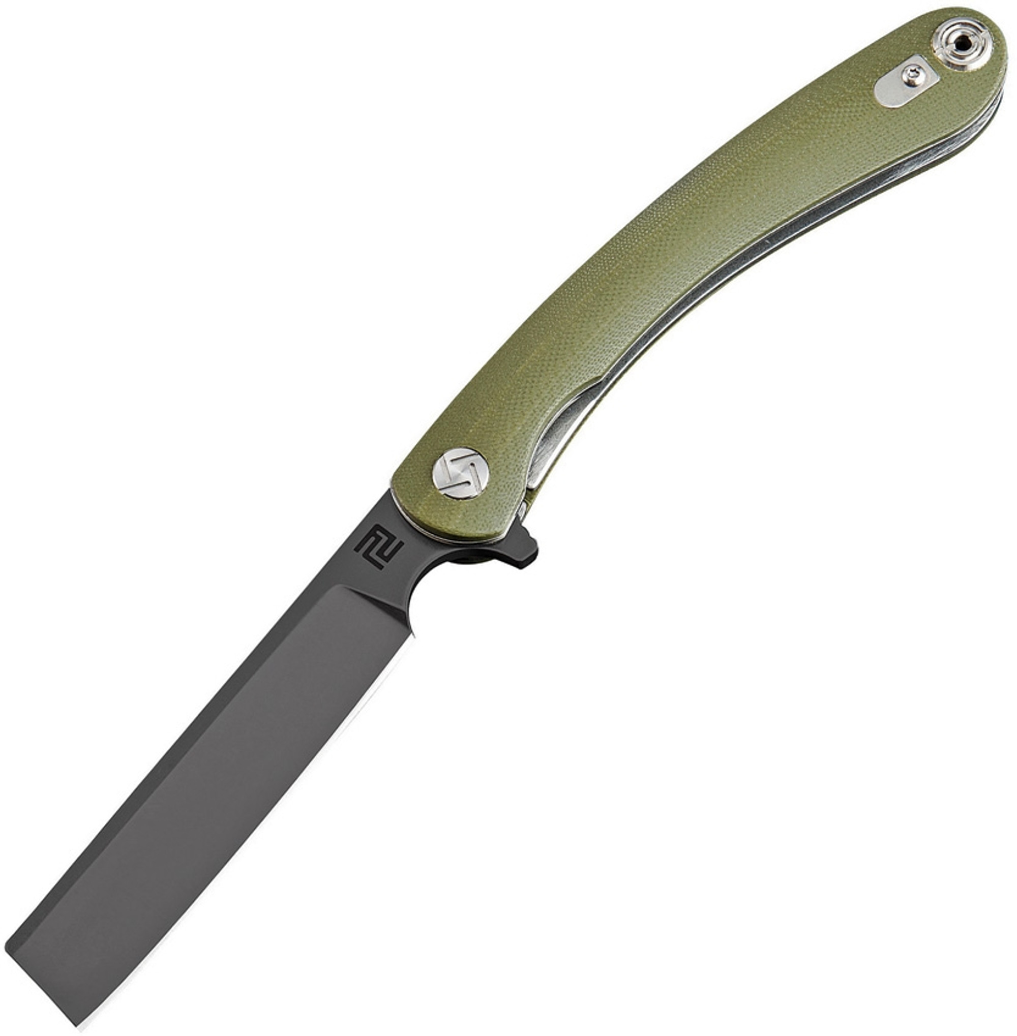 Orthodox Linerlock D2 Green ATZ1817PBGNC