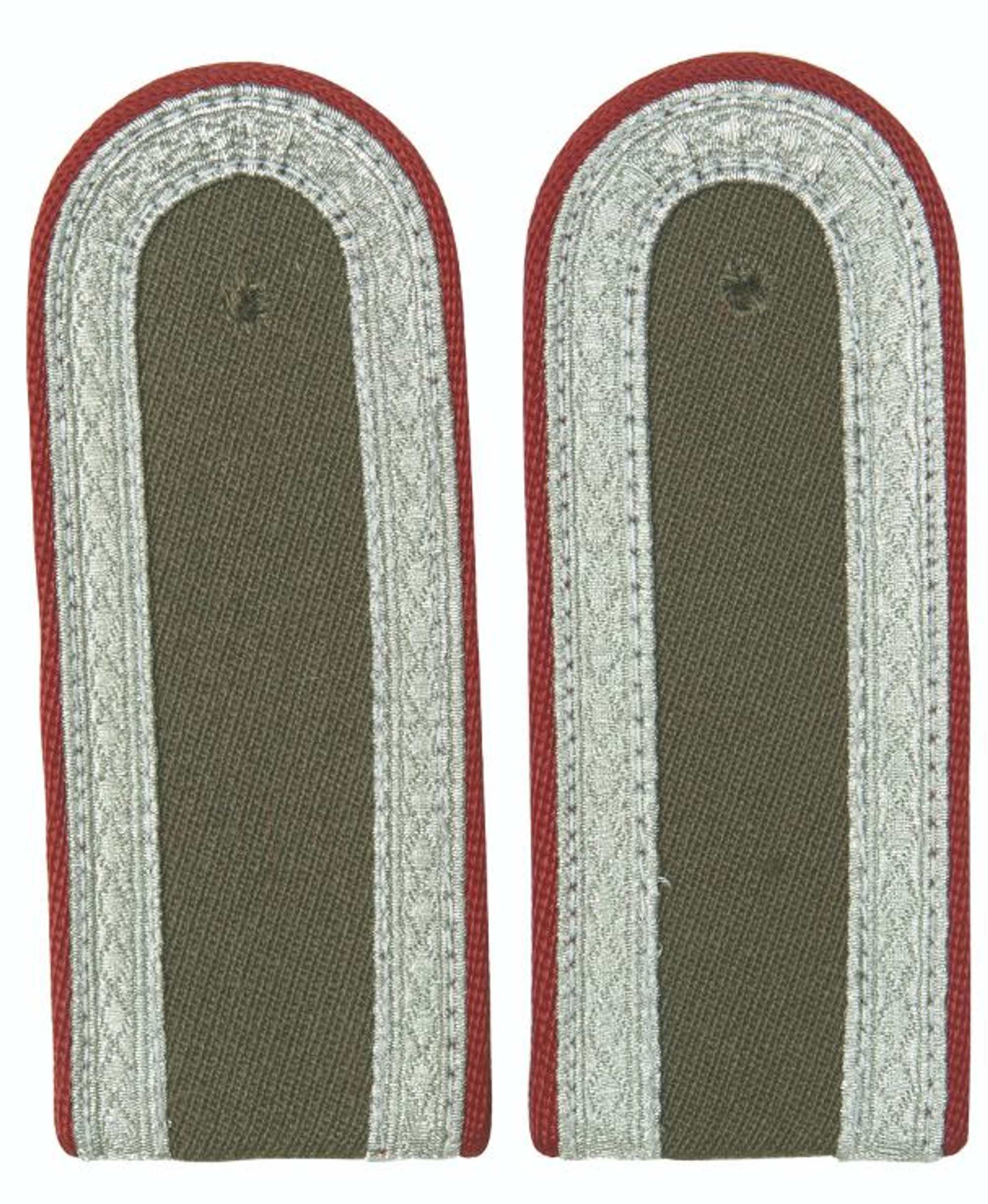 East German Burgundy Sgt. Shoulder Boards