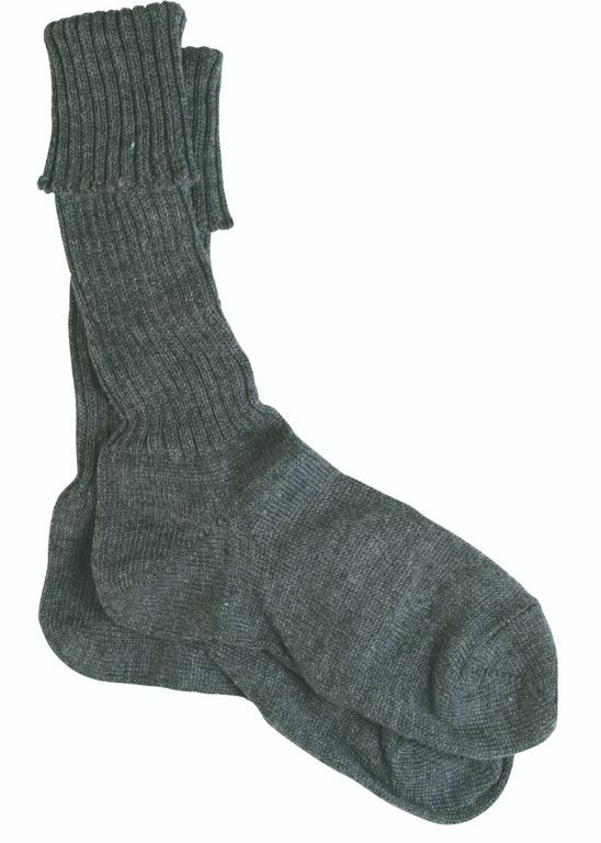 East German Grey Boot Socks