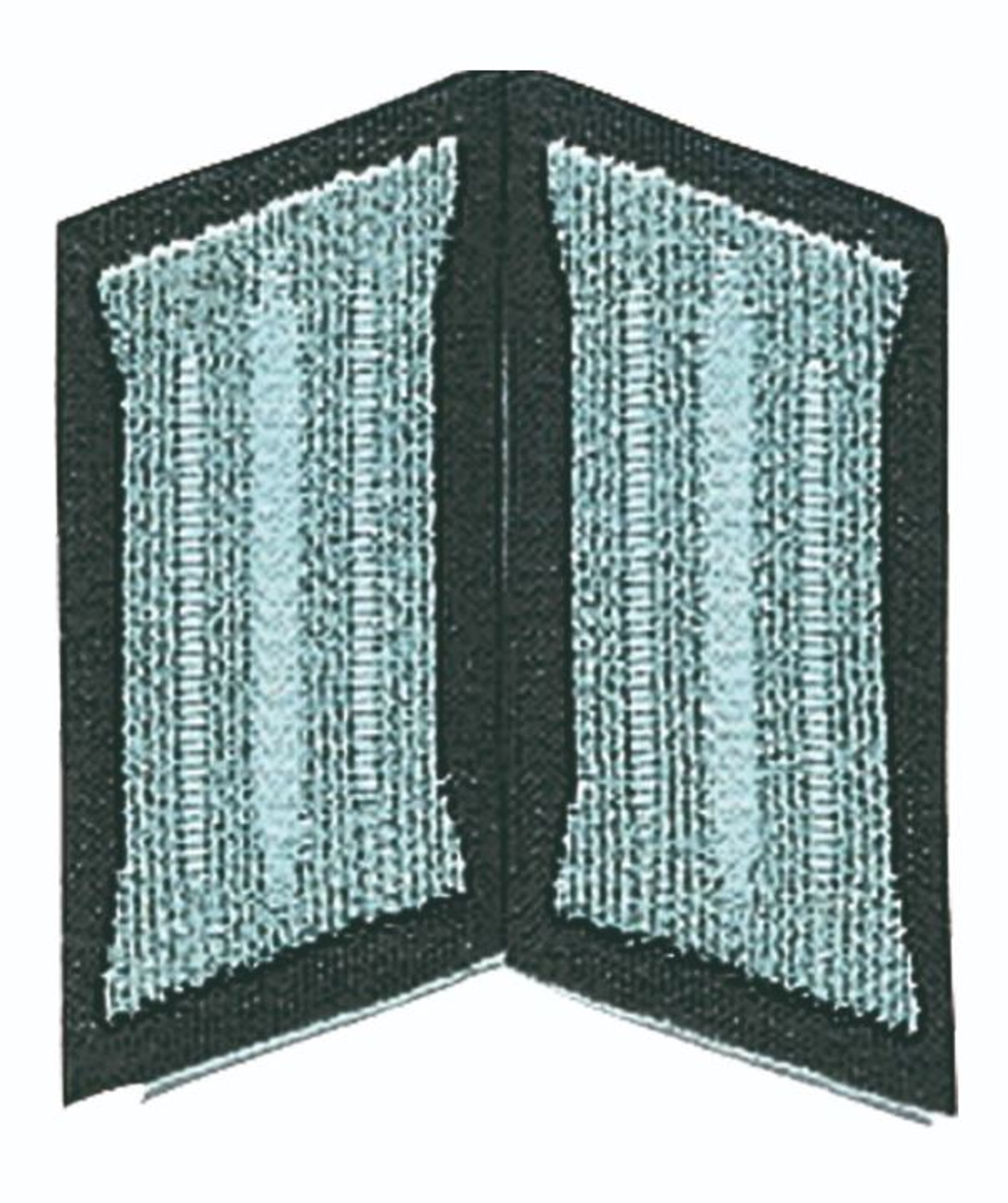 East German Grey EM Collar Tabs