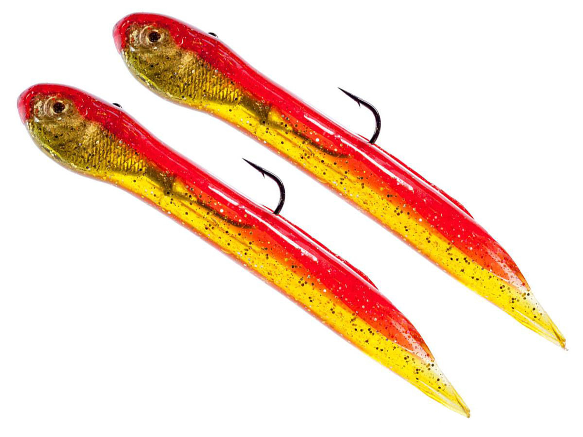 Hook Up Baits "Bullet" Handcrafted Soft Fishing Jigs - Red Crab / 4" / 1 oz