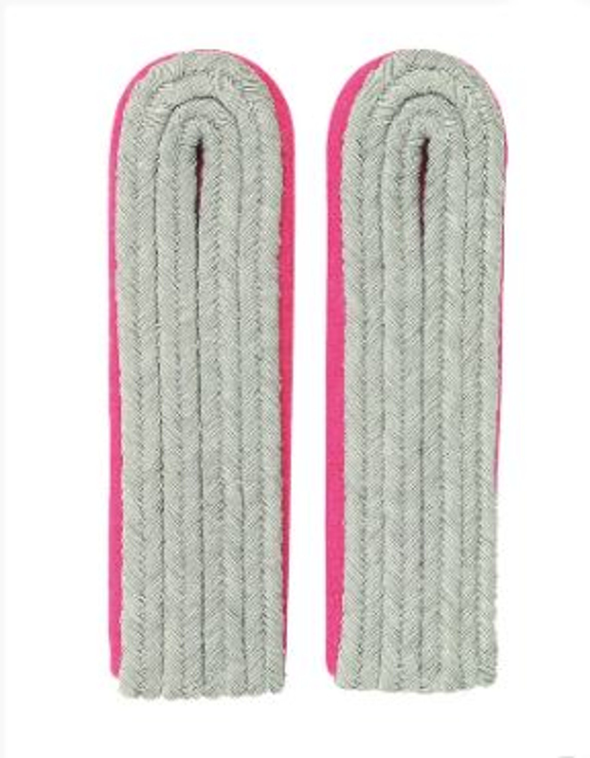 German Repro WWII Army Pink Panzer Lt. Shoulder Boards - Pair