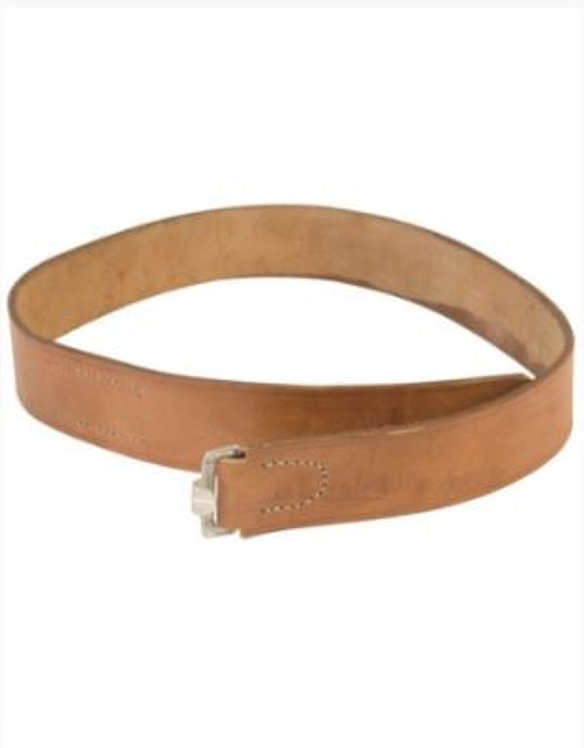 German Repro WWII Brown Leather Belt