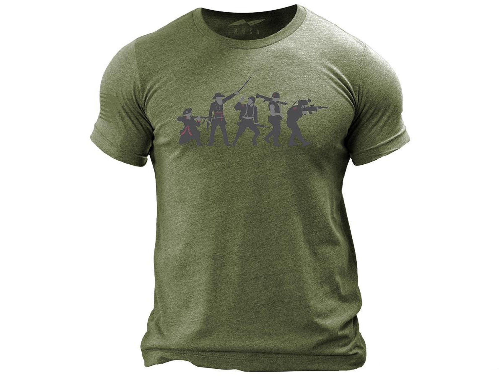 MUSA "Original Bloodline" Shirt (Color: OD Green / X-Large)