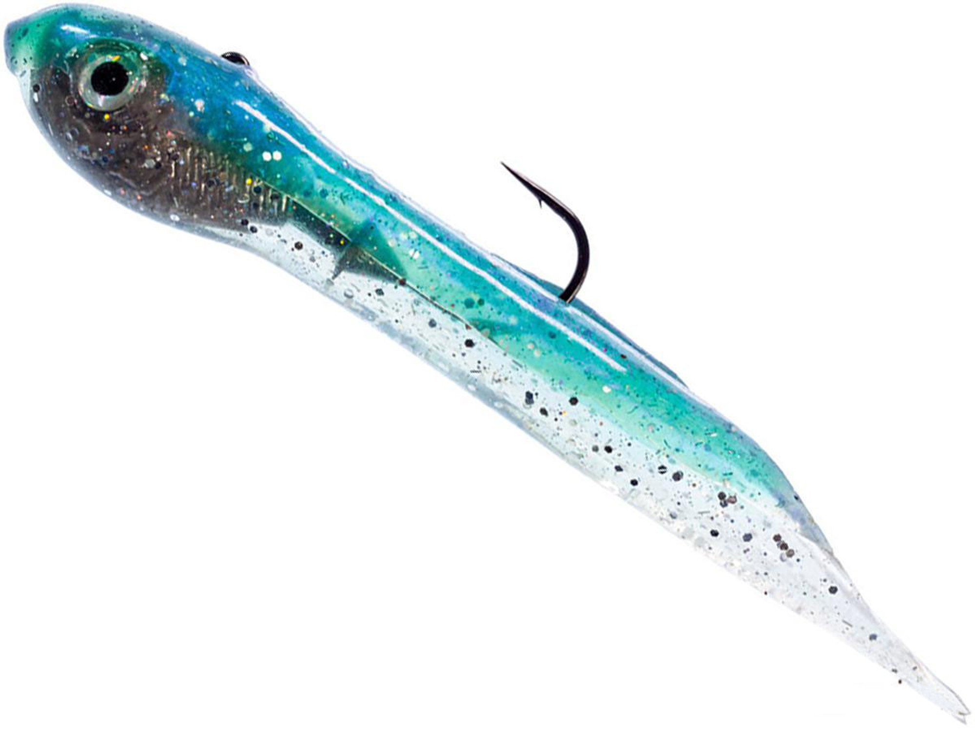 Hook Up Baits Handcrafted Soft Fishing Jigs (Color: Mint / 8" / 3 oz)