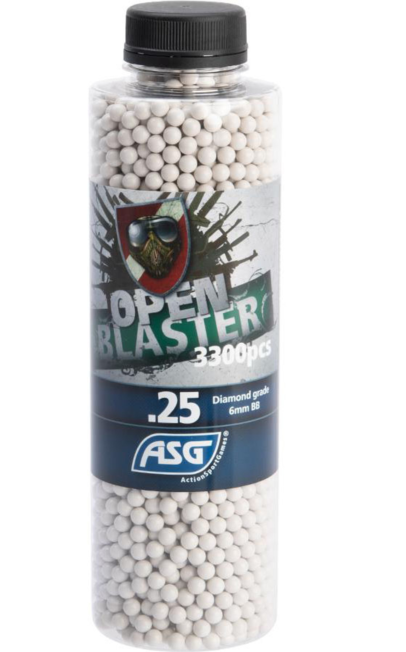 ASG Open Blaster 6mm Biodegradable Airsoft BBs (Weight: 0.25g / 3300 Rounds)