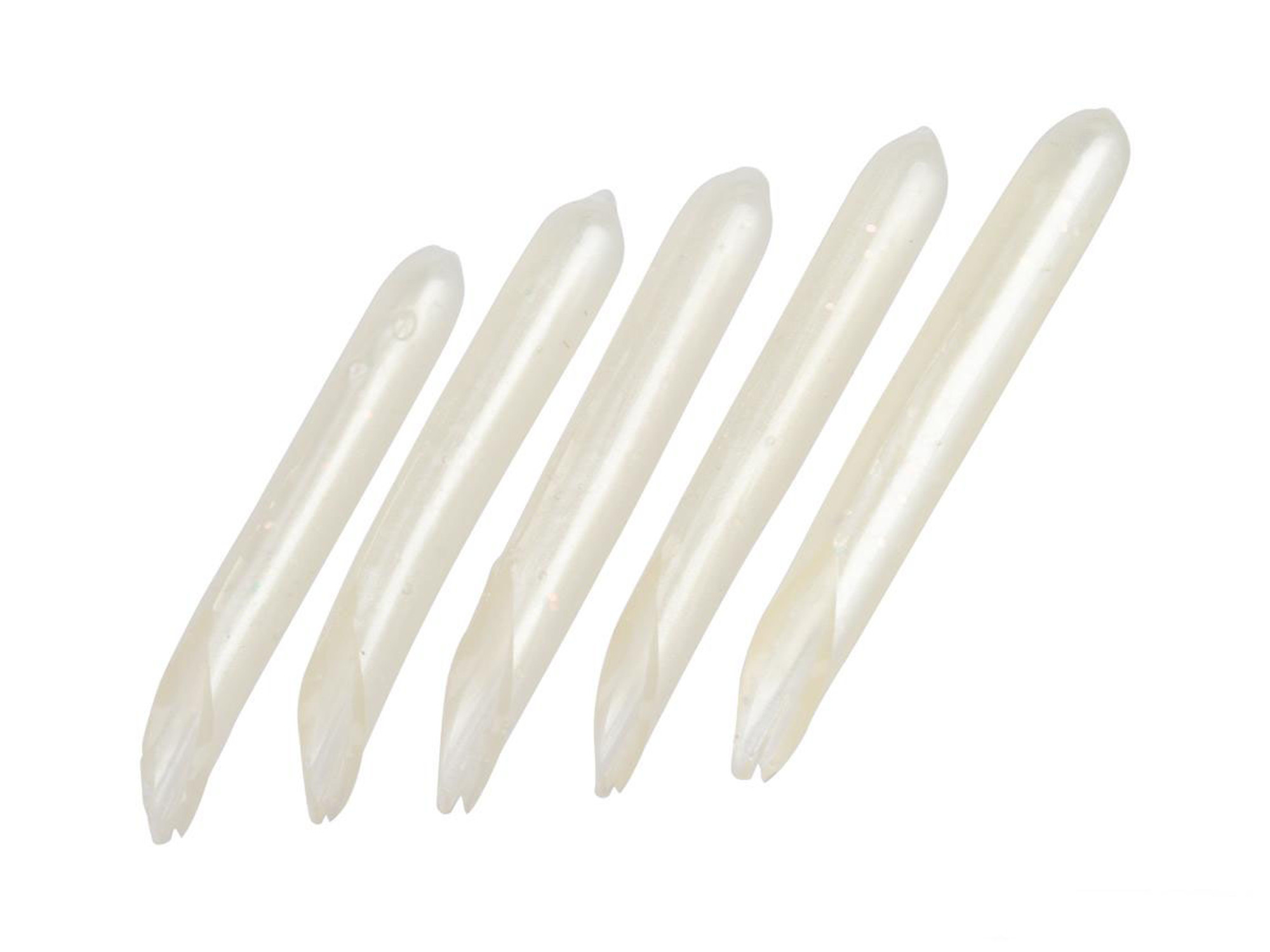 Hook Up Baits Hand Crafted Replacement Bodies for Jigs (Color: Pearl White / Medium)