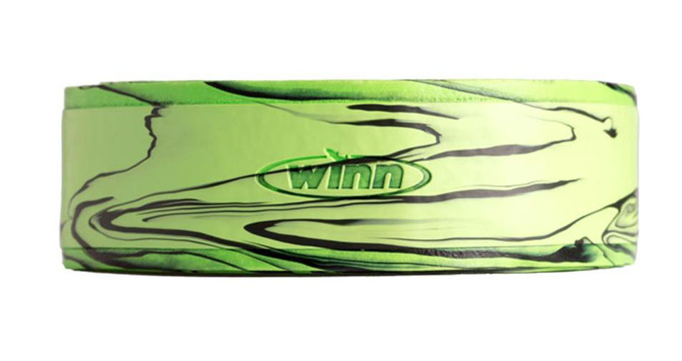 Winn Superior Overwraps Non-Slip Fishing Rod Wrap (Type: Slim / Chartreuse-Black)