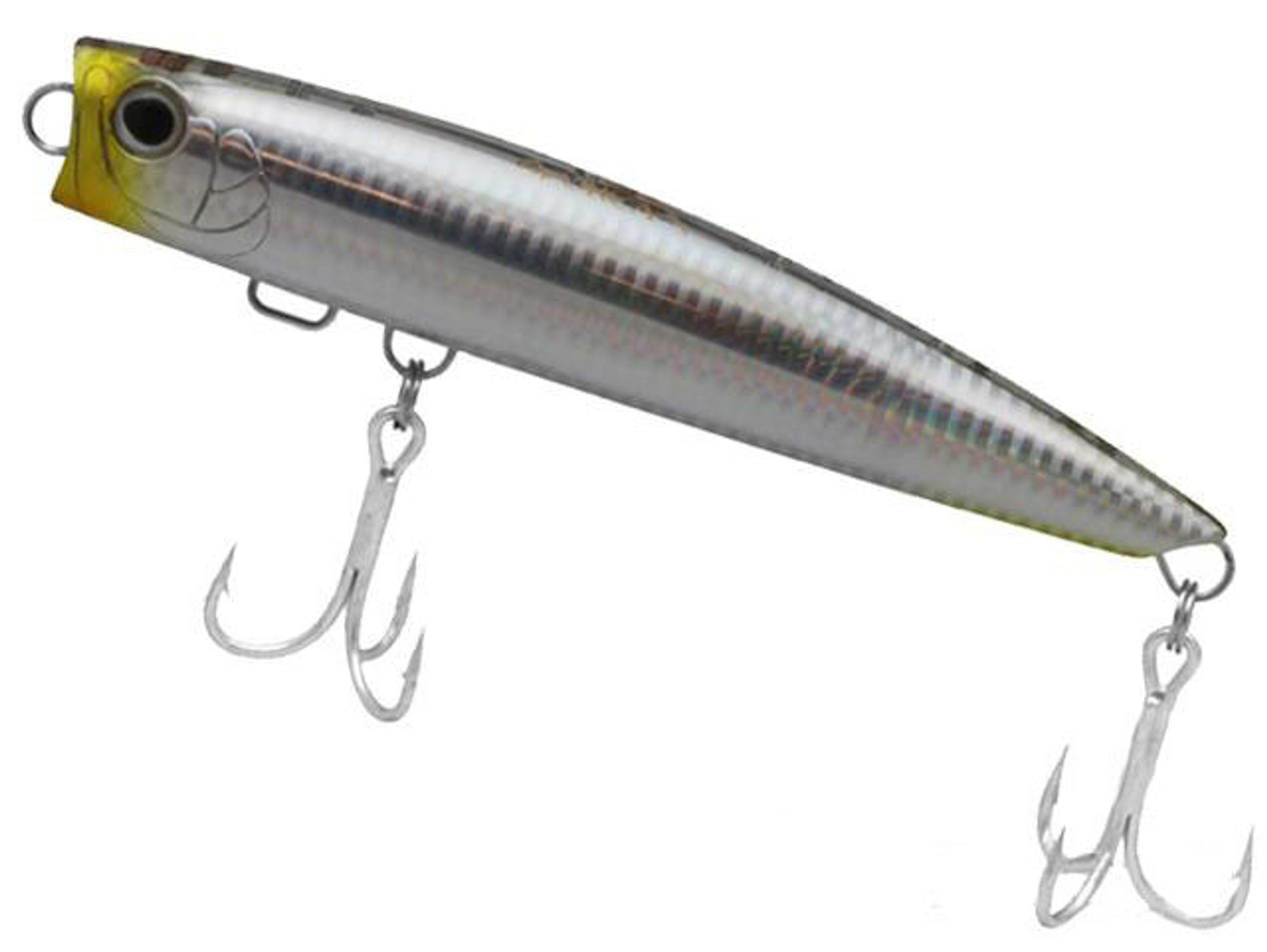 Shimano Pop Orca Slim Floating Topwater Jig w/ Bubble Chamber (Model: 180mm / Clear Silver)