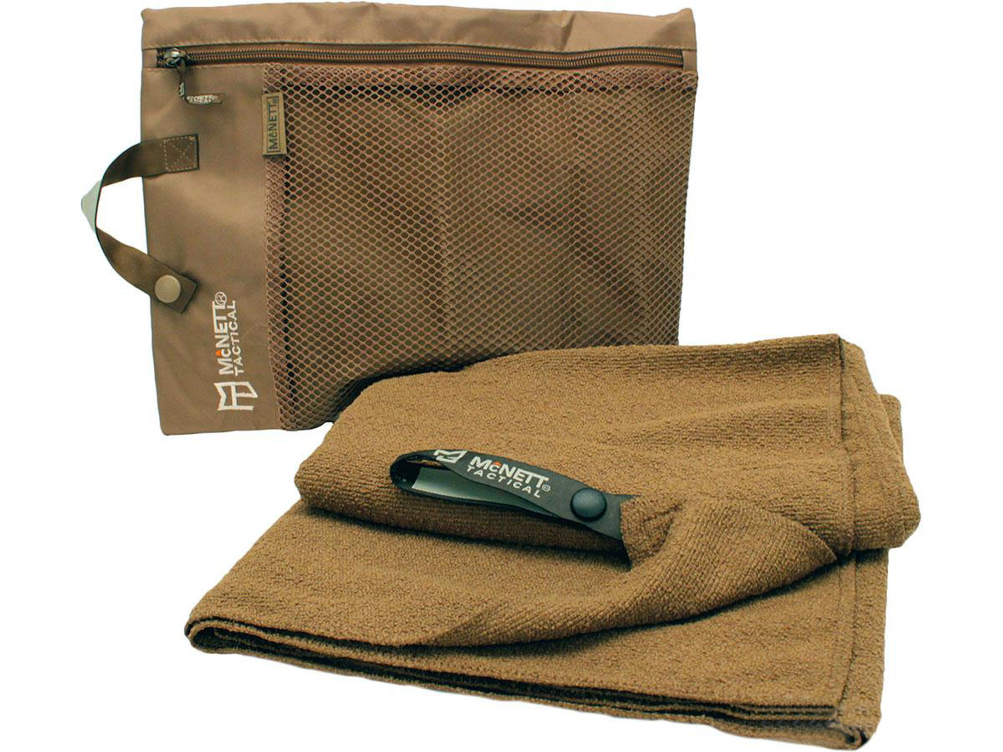 McNett Ultra Compact Microfiber Towel (Color: Coyote / Large)