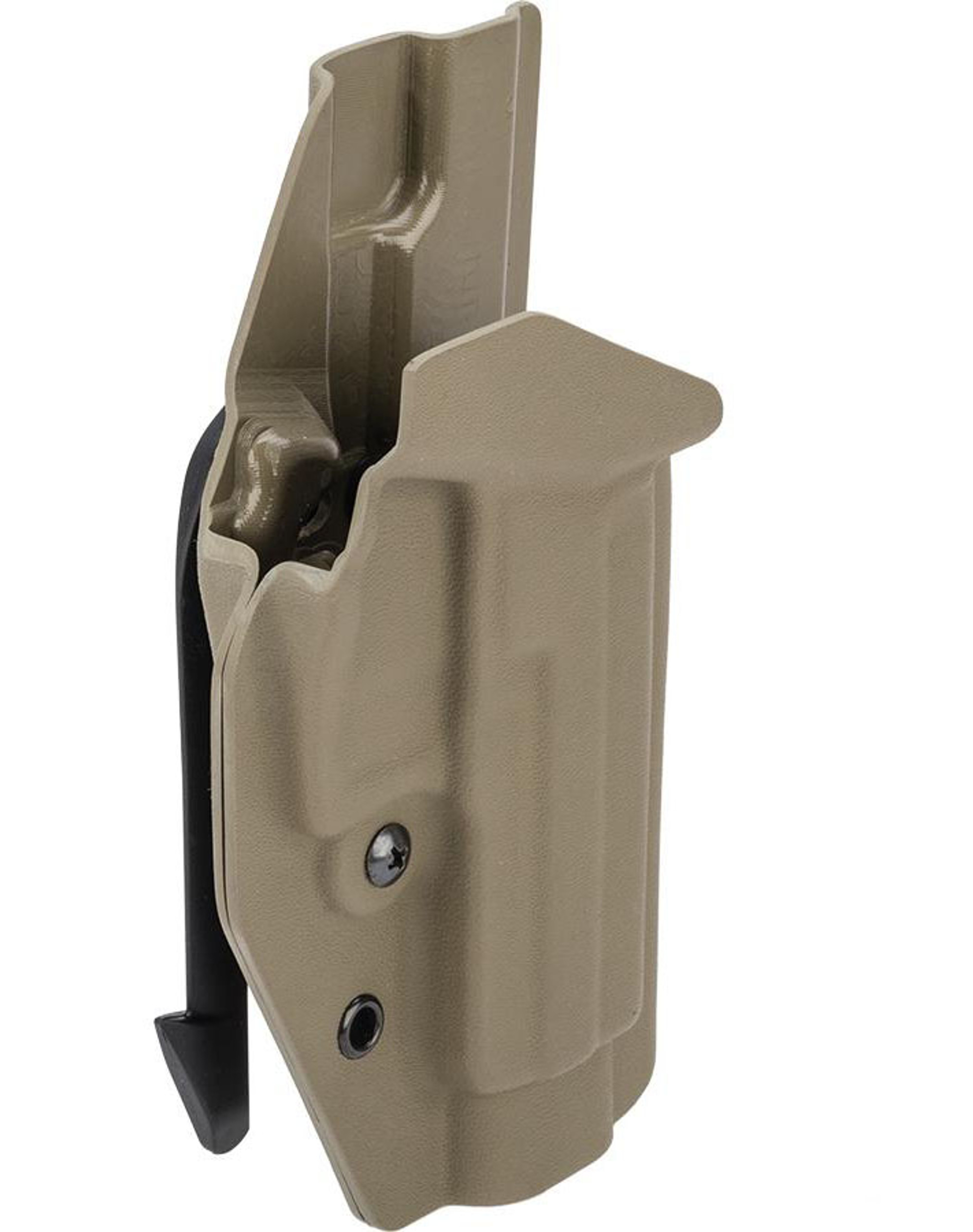 MC Kydex Airsoft Elite Series Pistol Holster for USP Compact (Model: Flat Dark Earth / Safariland 6004-16 MOLLE Mount / Right Hand)