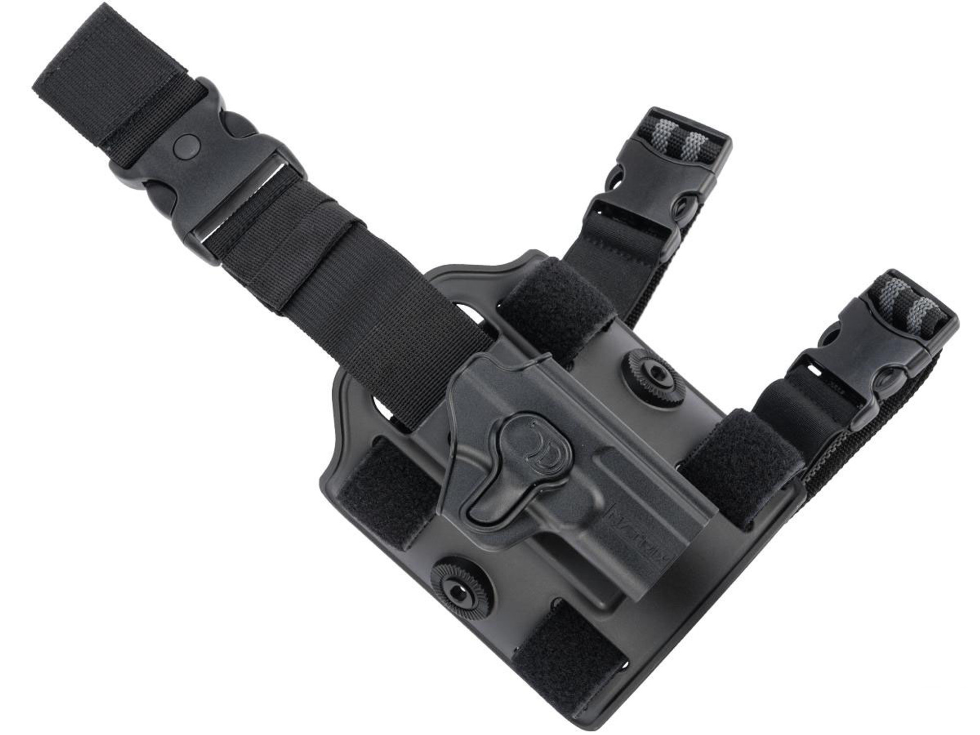 EMG Helios "Matrix" Hardshell Adjustable Holster for SAI BLU Series Pistols (Type: Black / Drop Leg Attachment)