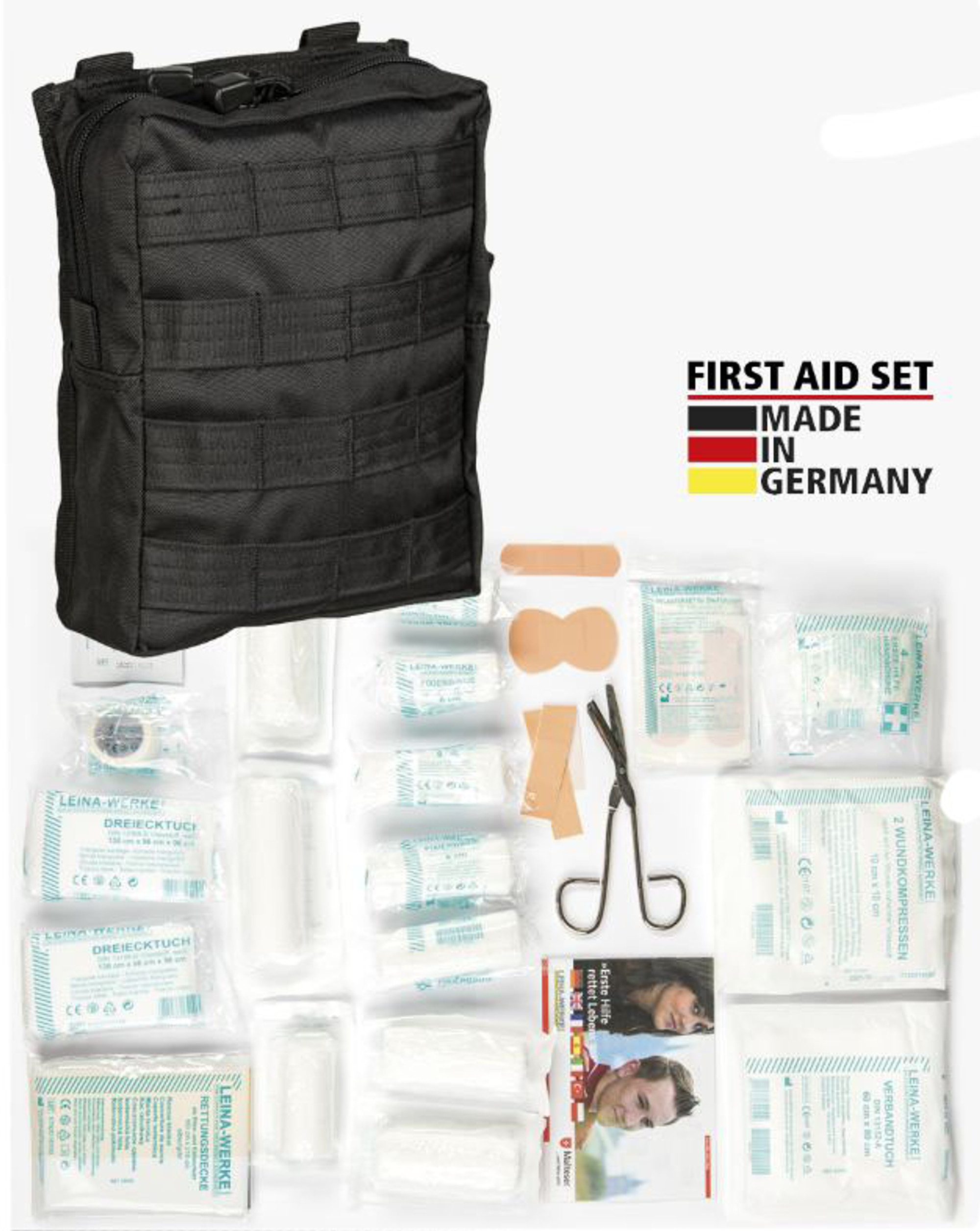 Mil-Tec Black 43-Pc. First-Aid Set