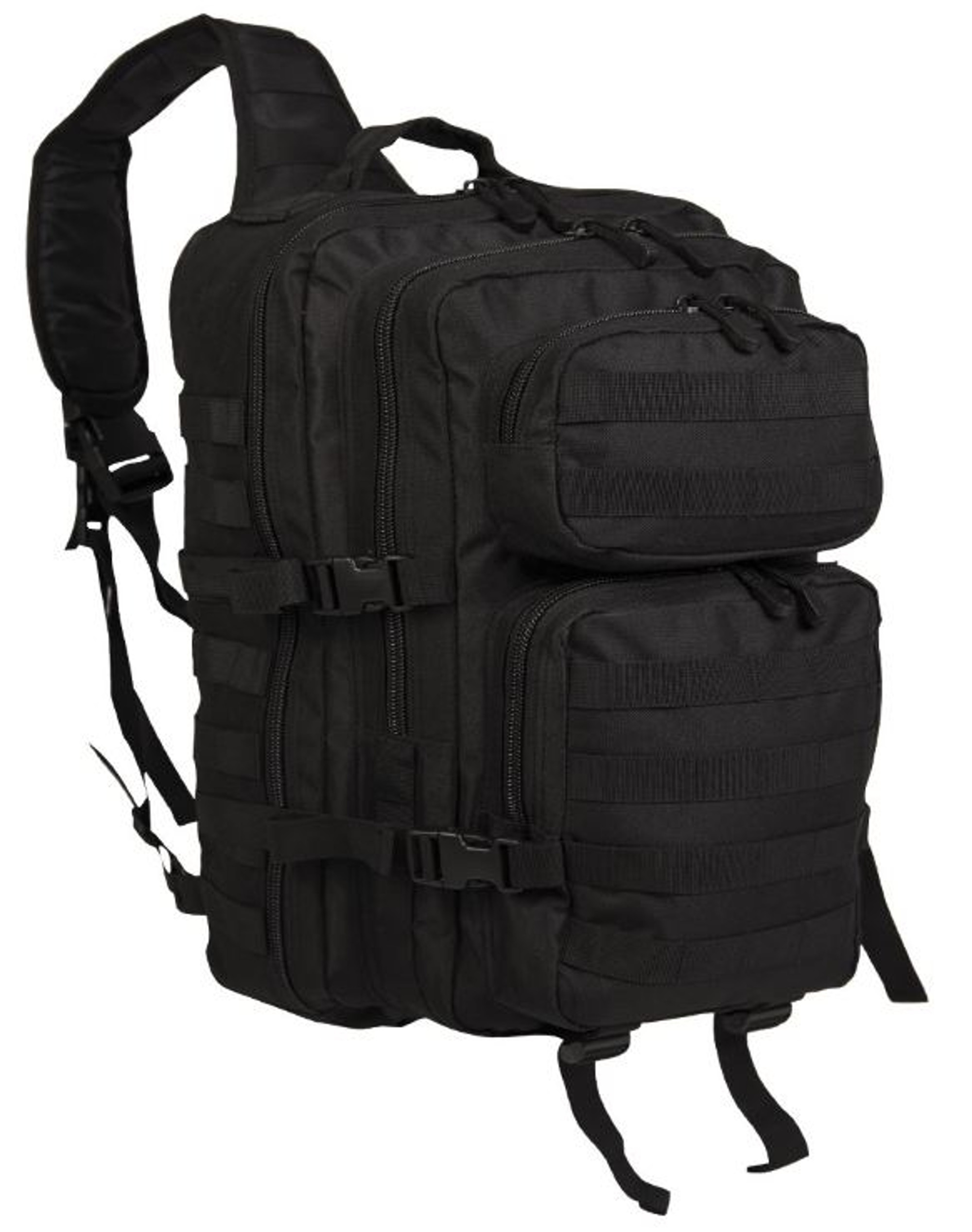 Mil-Tec Black Single-Strap Large Assault Pack