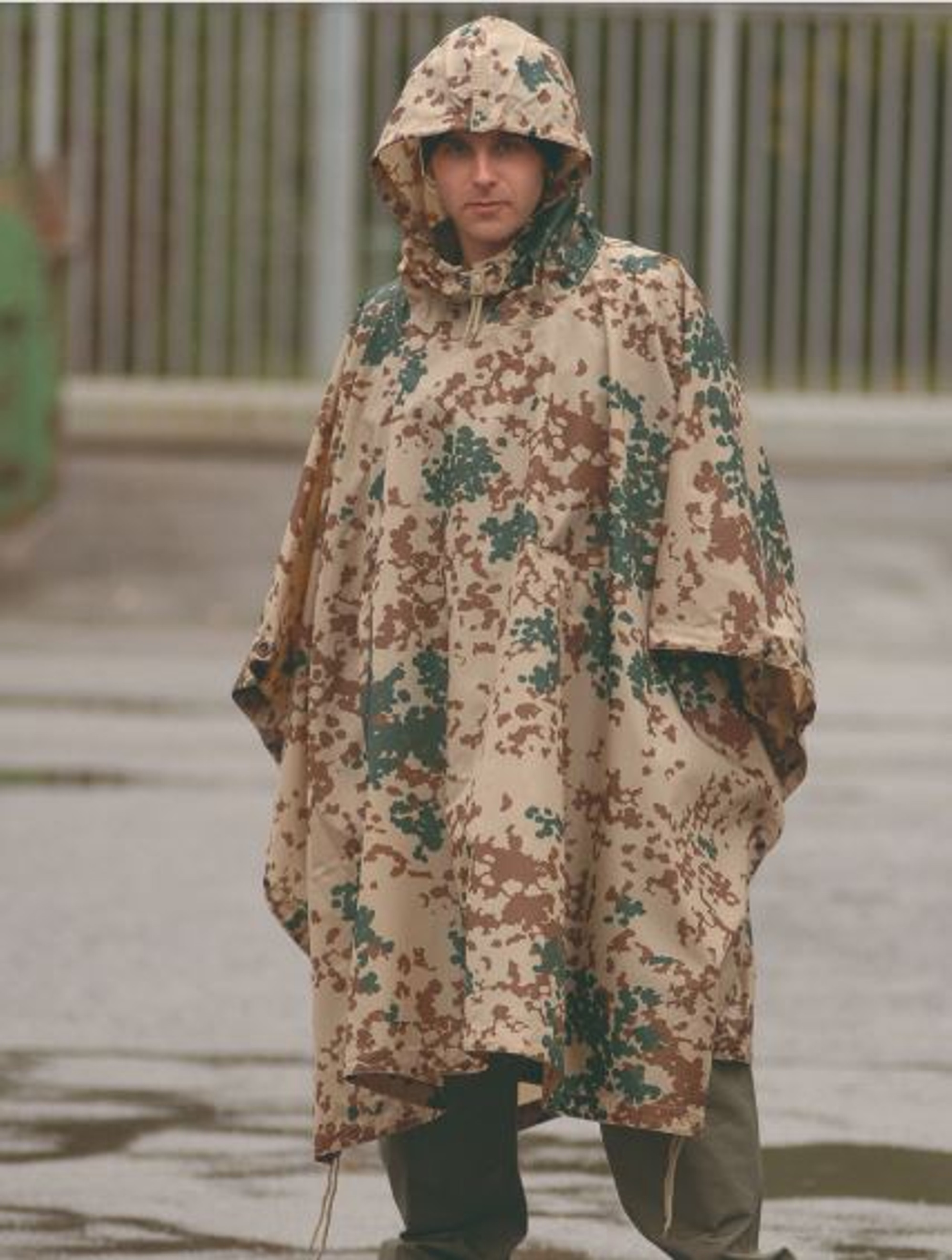 Mil-Tec Tropical Camo Ripstop Wet Weather Poncho