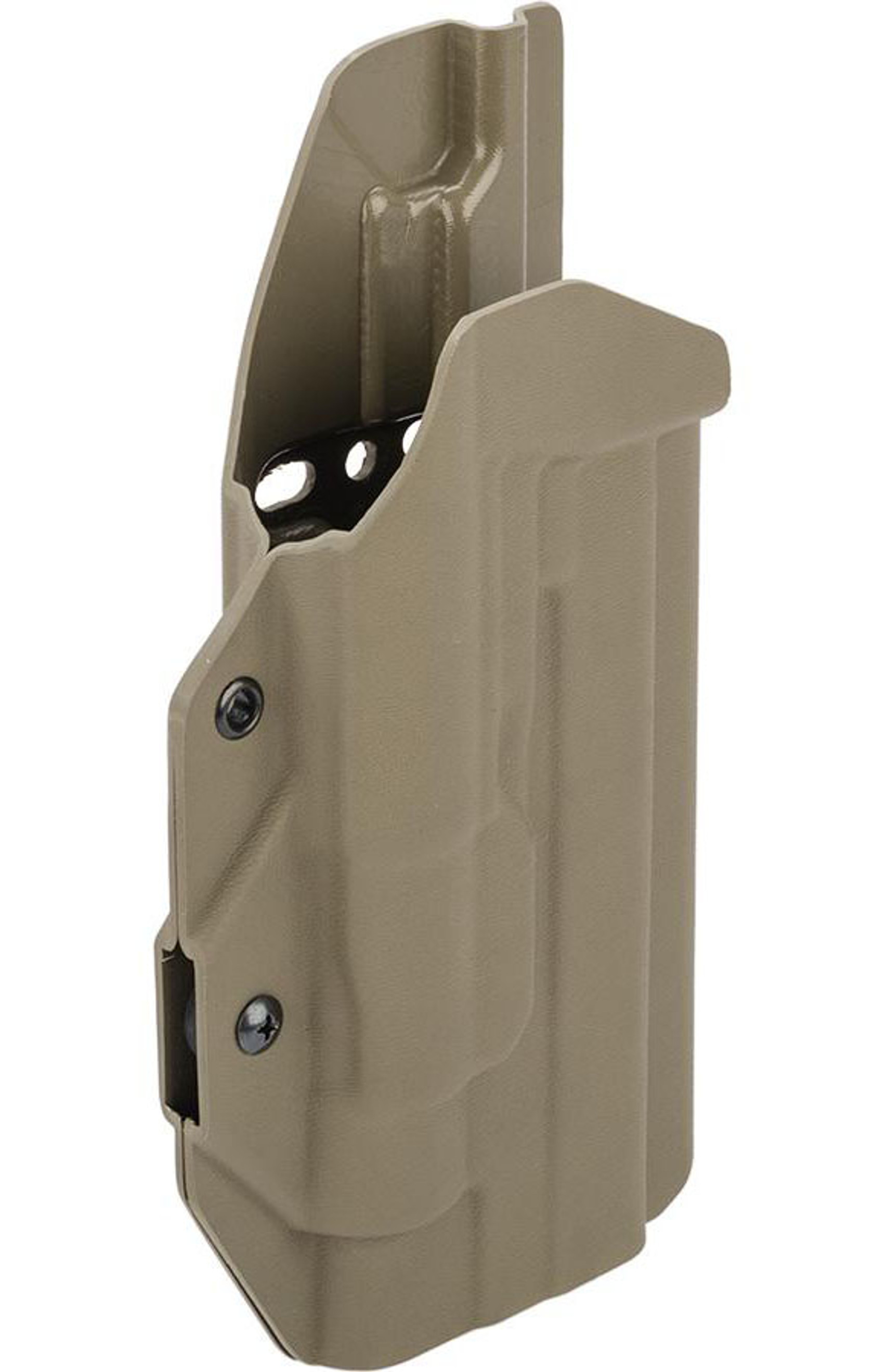 MC Kydex Airsoft Elite Series Pistol Holster for 1911 w/ TLR-1 Flashlight (Model: Flat Dark Earth / No Attachment / Right Hand)