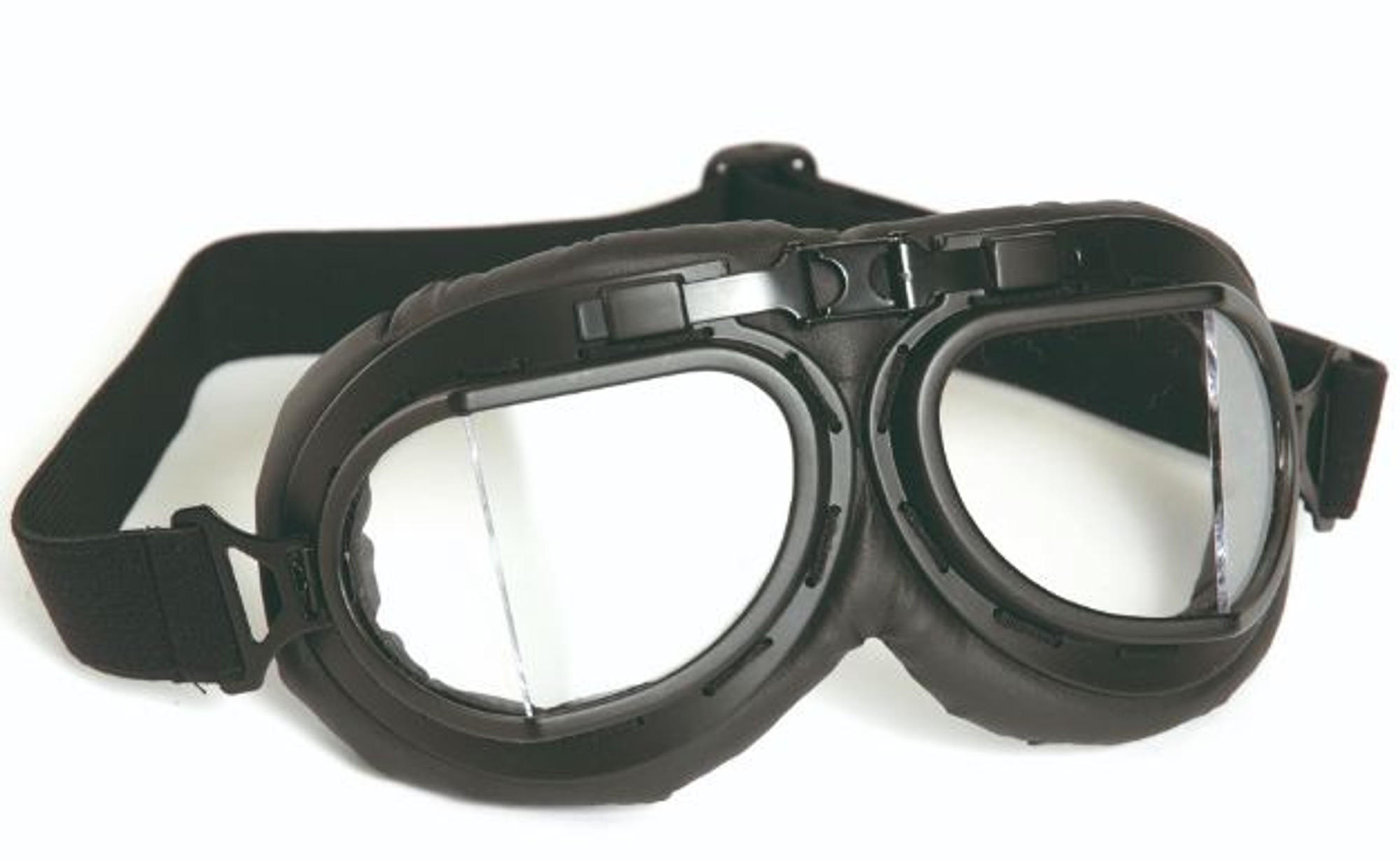 British Raf Style Black Aviator Goggles