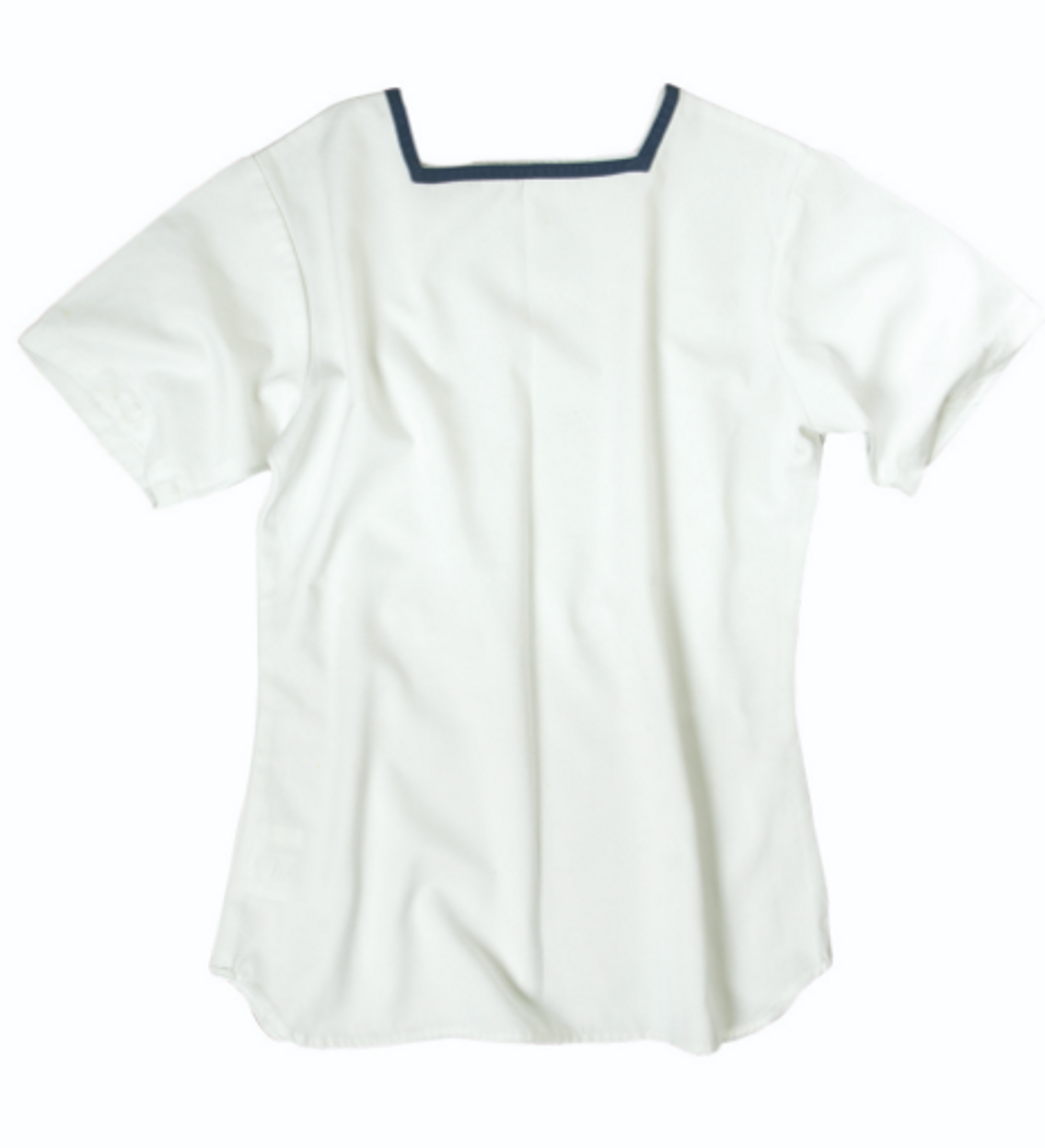 British Armed Forces White Sailor Top W/Blue Trim