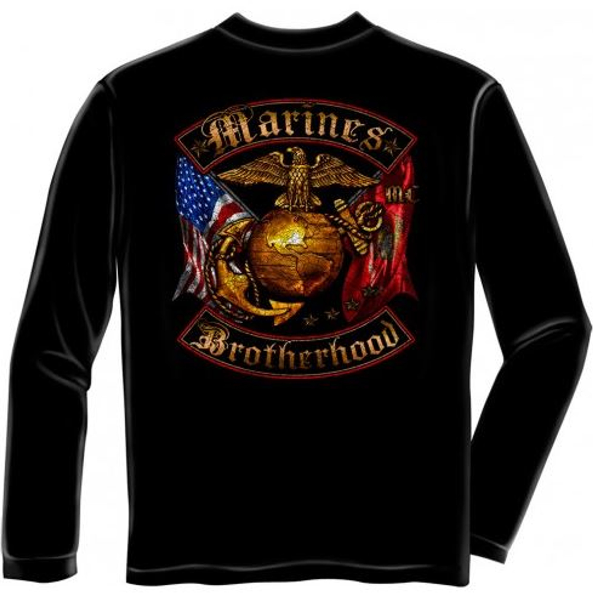 USMC "Golden Brotherhood" Long Sleeve T-Shirt