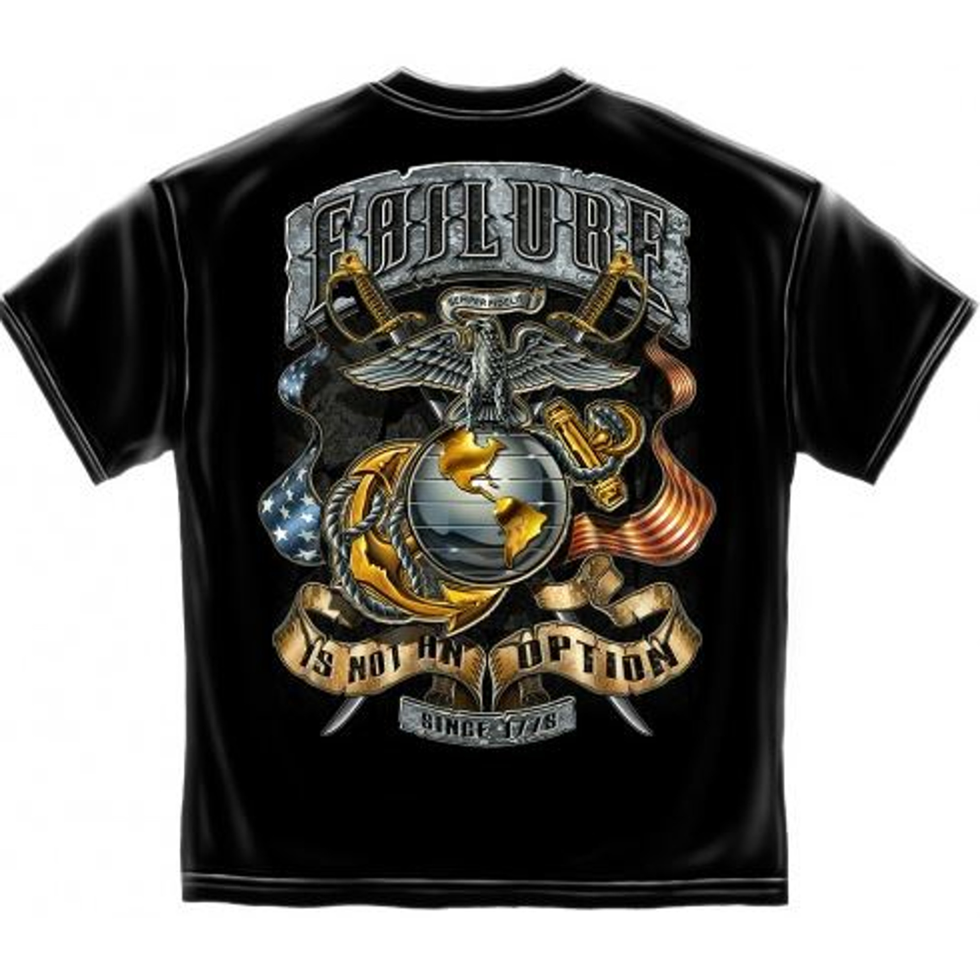 USMC "Failure Is Not An Option" T-Shirt