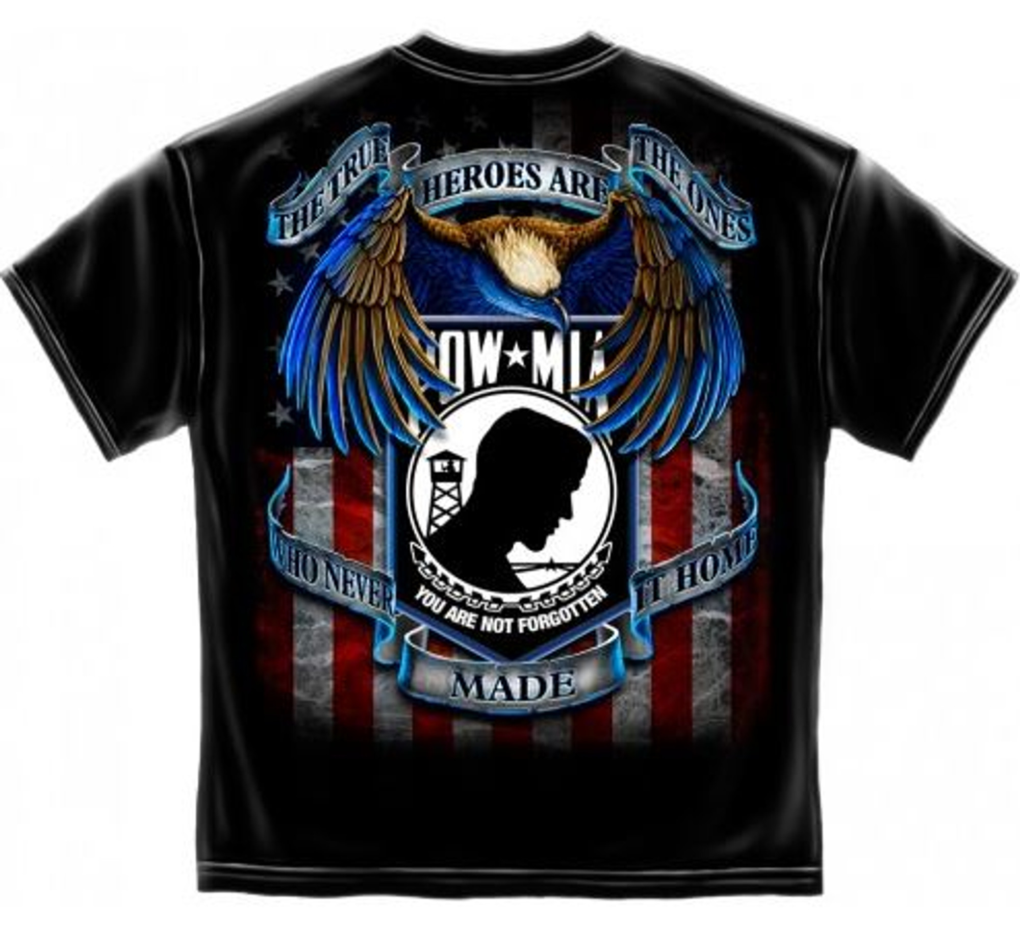 US Veteran "POW-MIA You Are Not Forgotten" T-Shirt