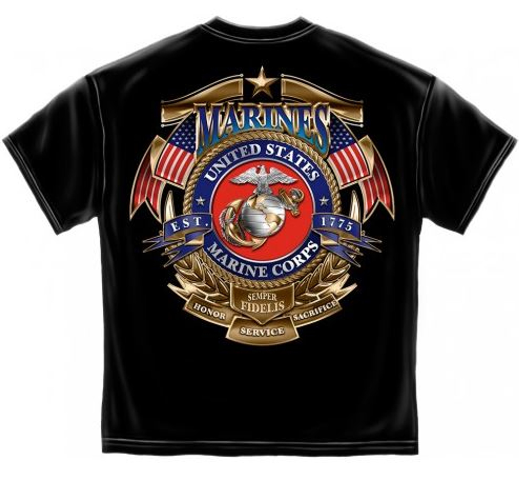 USMC "Honor Service Sacrifice" T-Shirt